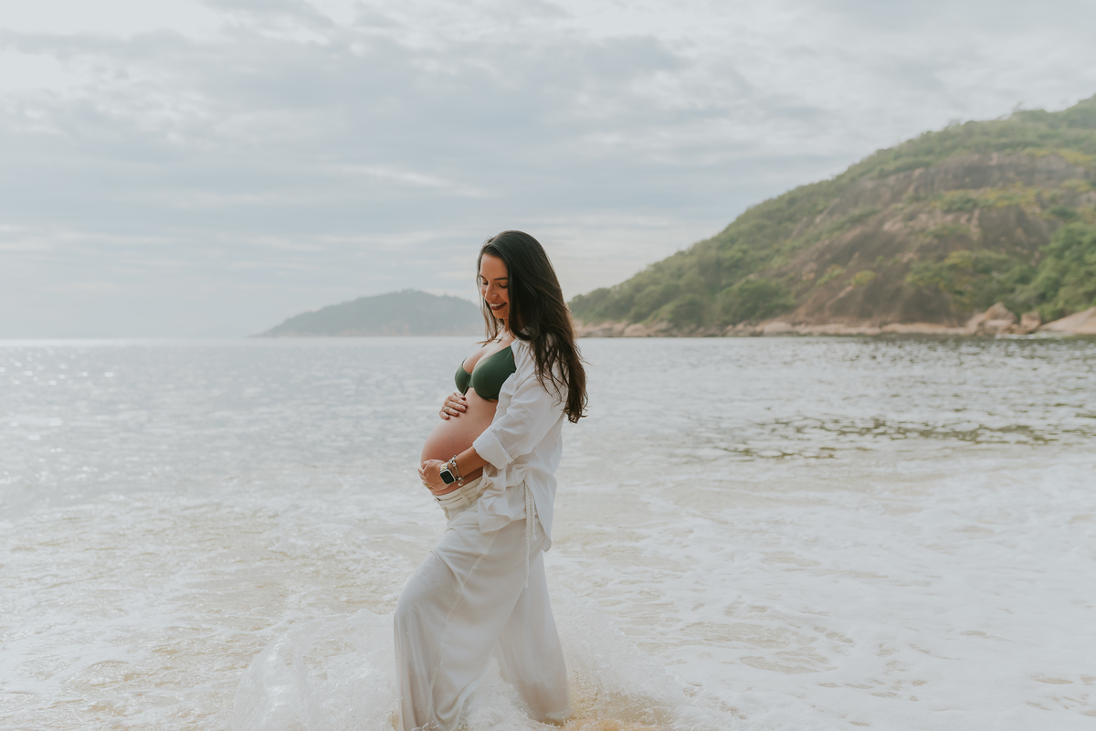 fotografa bruna Guerson fotografia ensaio gestante gravida a espera da Giovana praia vermelha urca rio de janeiro rj ao ar livre 