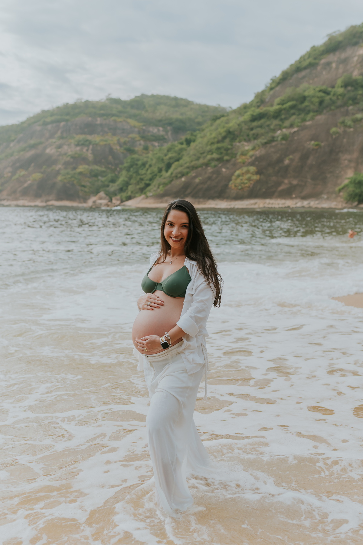fotografa bruna Guerson fotografia ensaio gestante gravida a espera da Giovana praia vermelha urca rio de janeiro rj ao ar livre 