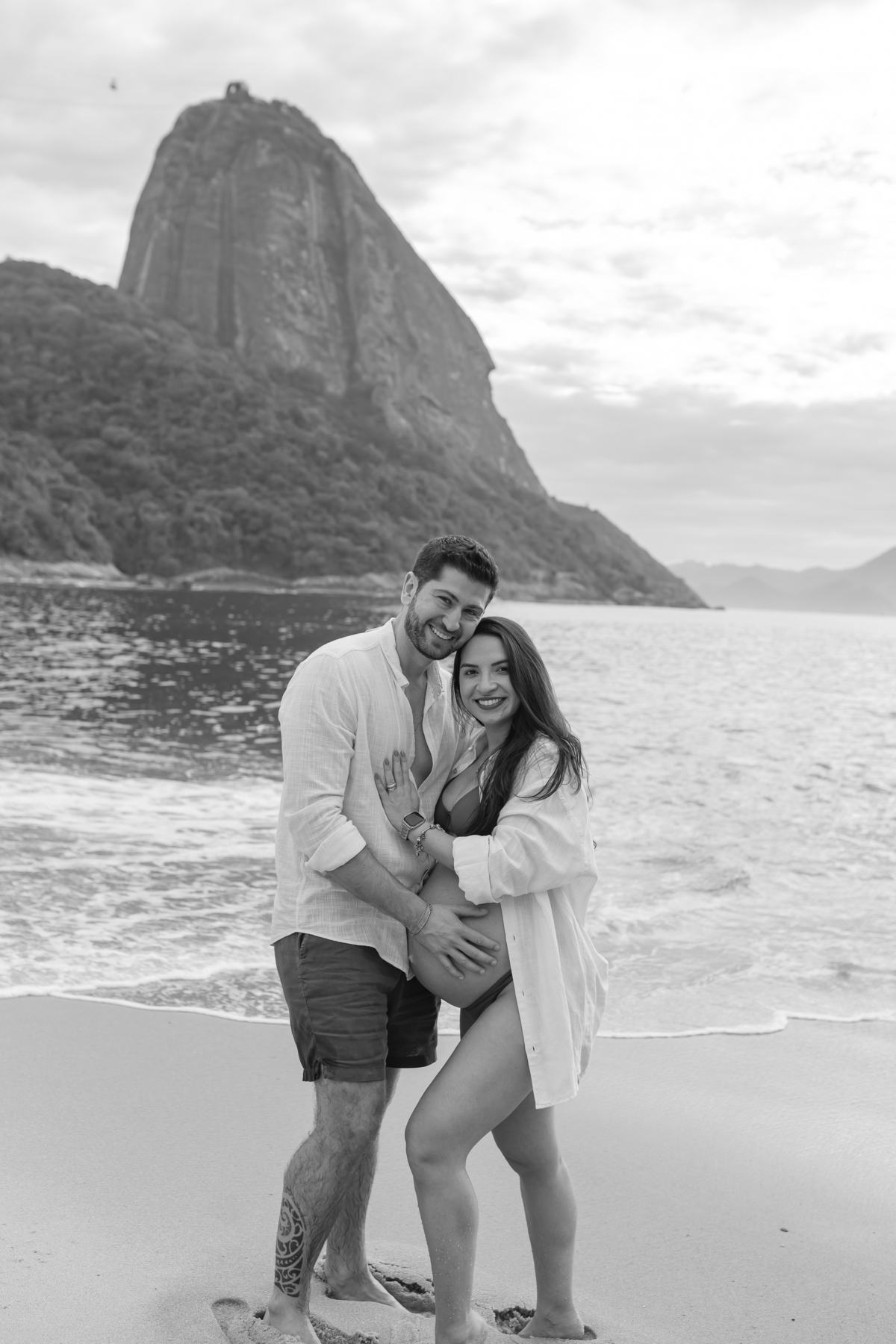 fotografa bruna Guerson fotografia ensaio gestante gravida a espera da Giovana praia vermelha urca rio de janeiro rj ao ar livre 