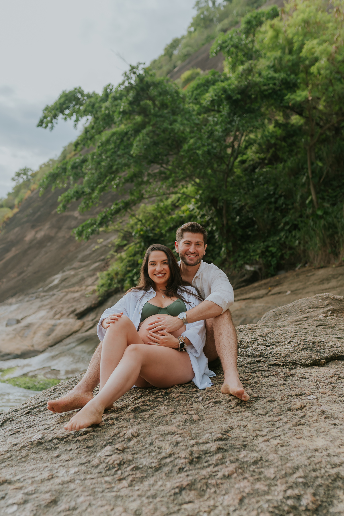 fotografa bruna Guerson fotografia ensaio gestante gravida a espera da Giovana praia vermelha urca rio de janeiro rj ao ar livre 