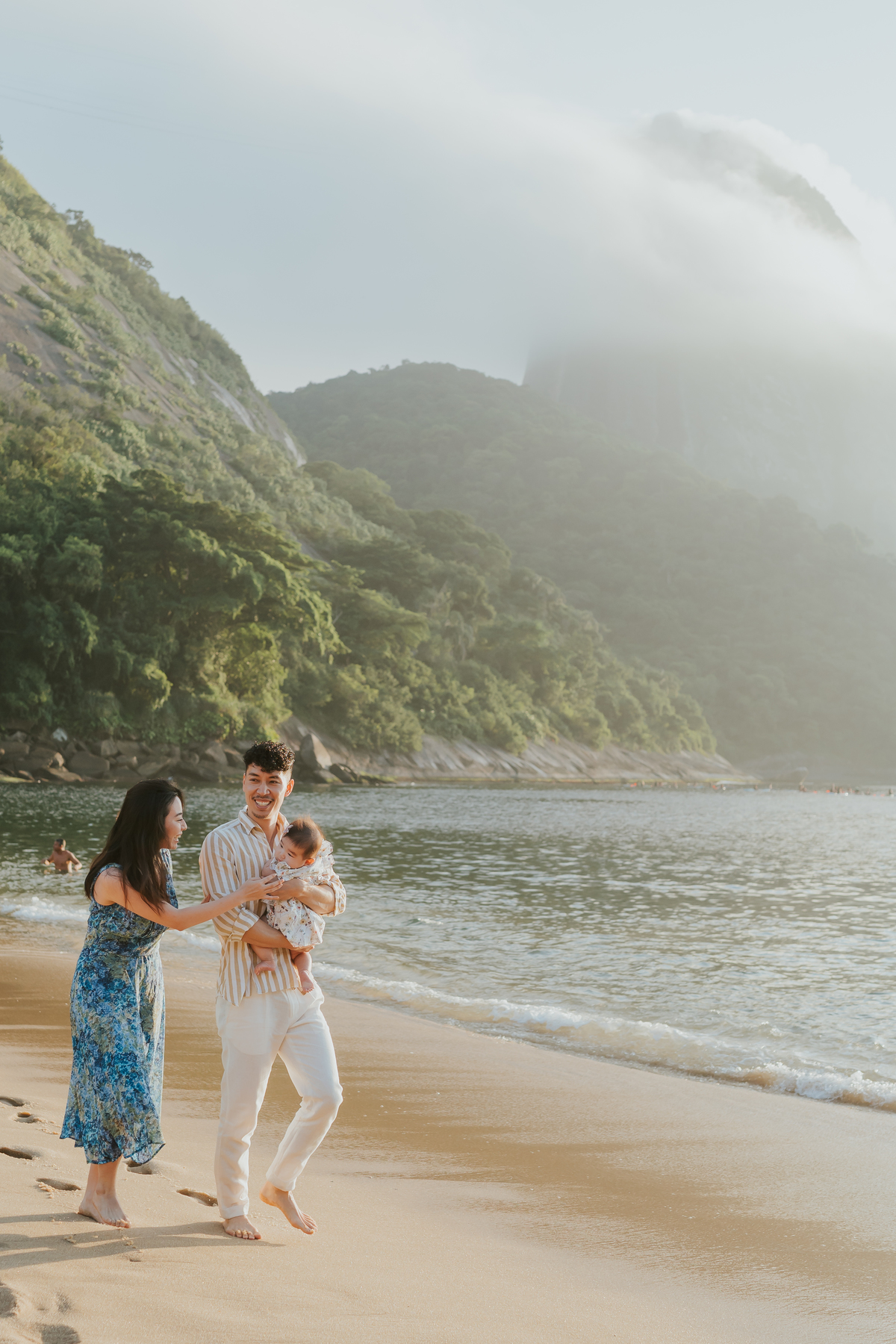 fotografia ensaio de familia externo 6 meses mariko praia vermelha urca rj Rio de Janeiro fotografa 