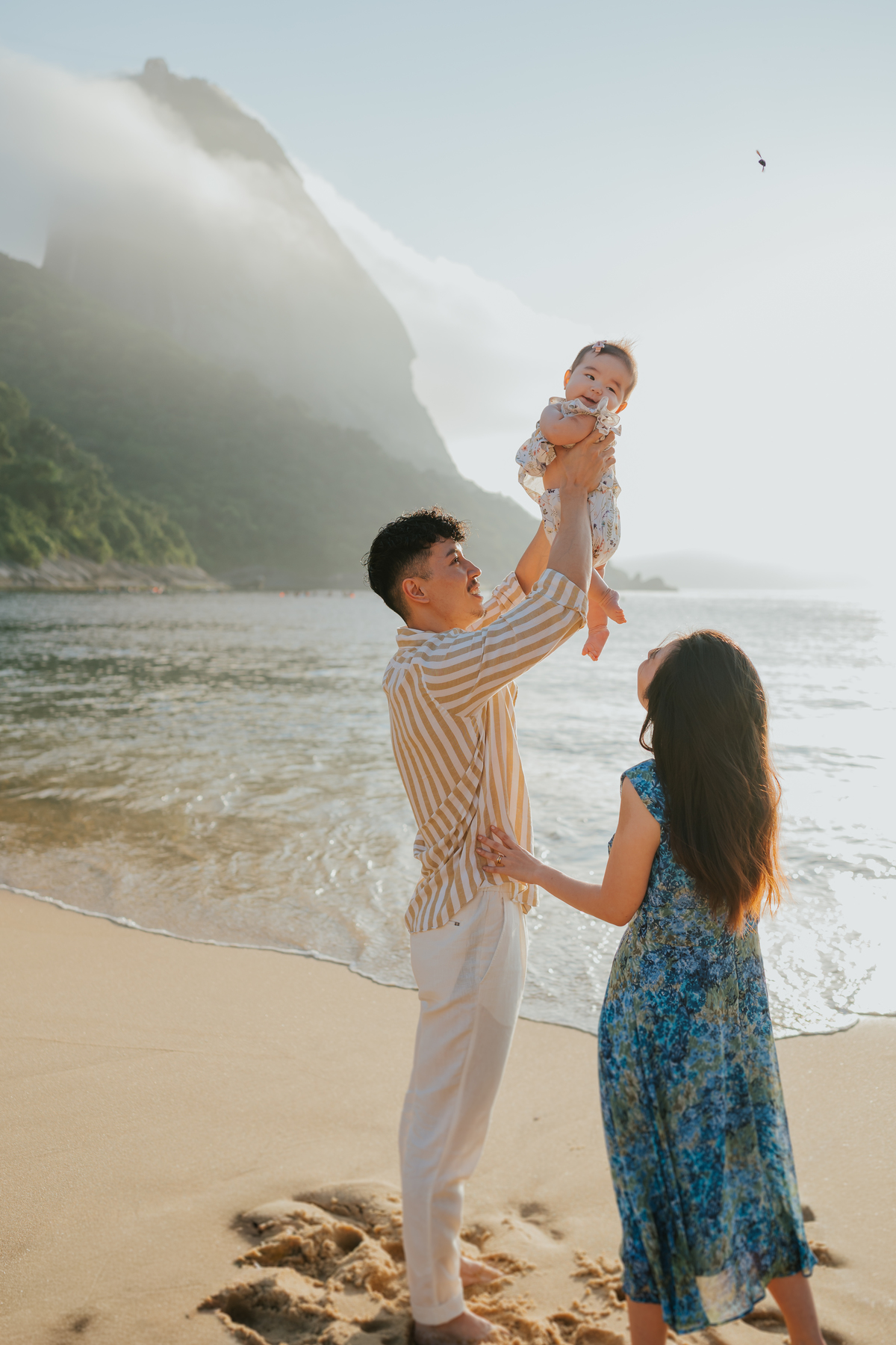 fotografia ensaio de familia externo 6 meses mariko praia vermelha urca rj Rio de Janeiro fotografa 