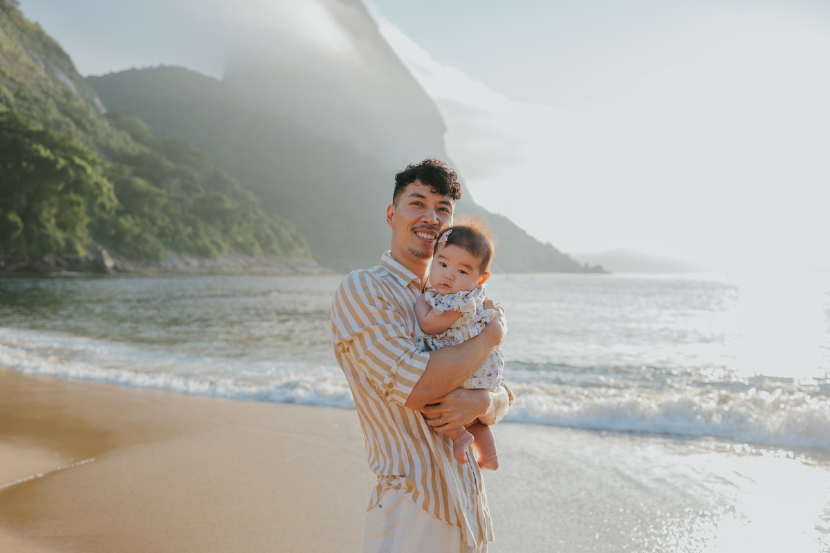 fotografia ensaio de familia externo 6 meses mariko praia vermelha urca rj Rio de Janeiro fotografa 