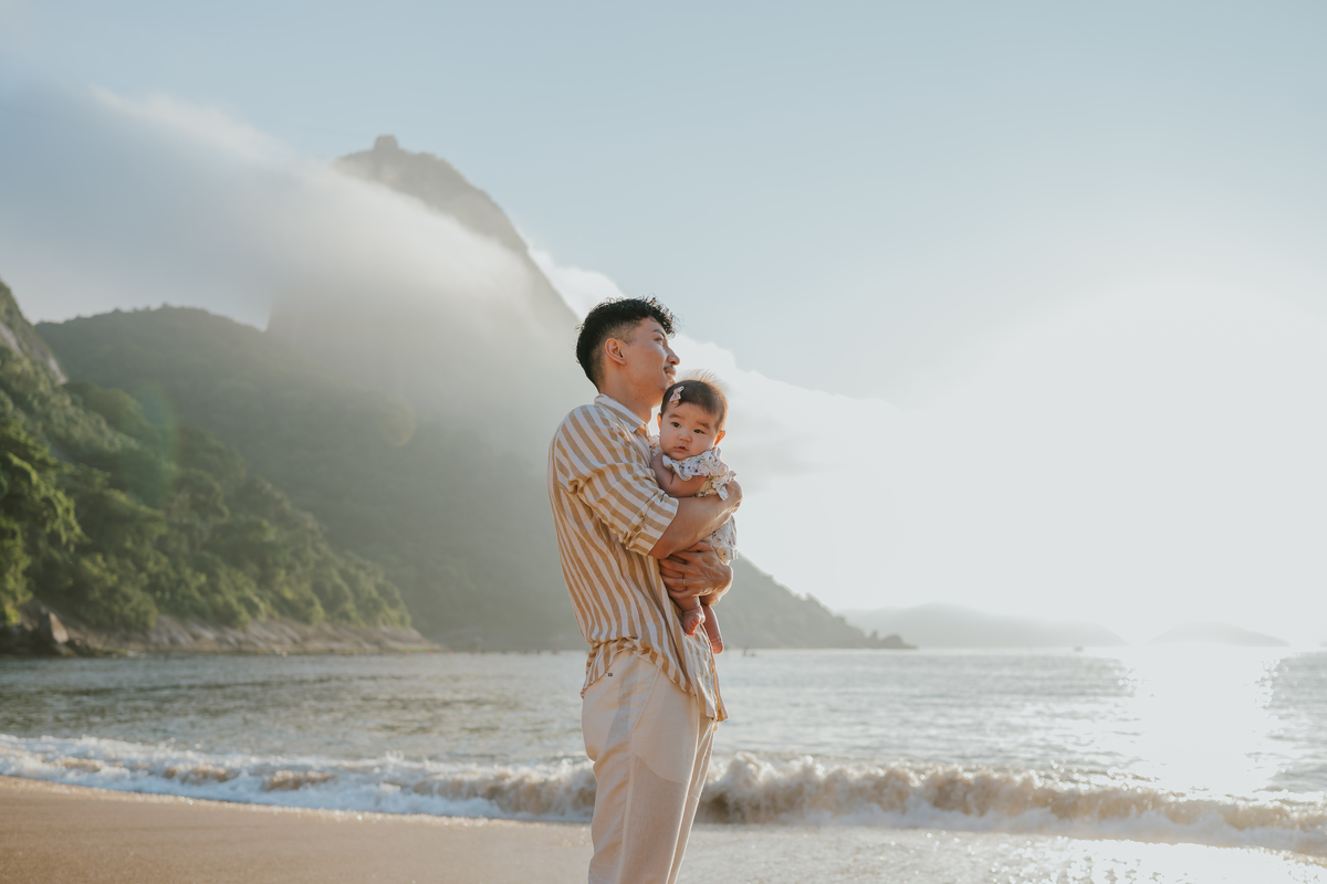 fotografia ensaio de familia externo 6 meses mariko praia vermelha urca rj Rio de Janeiro fotografa 