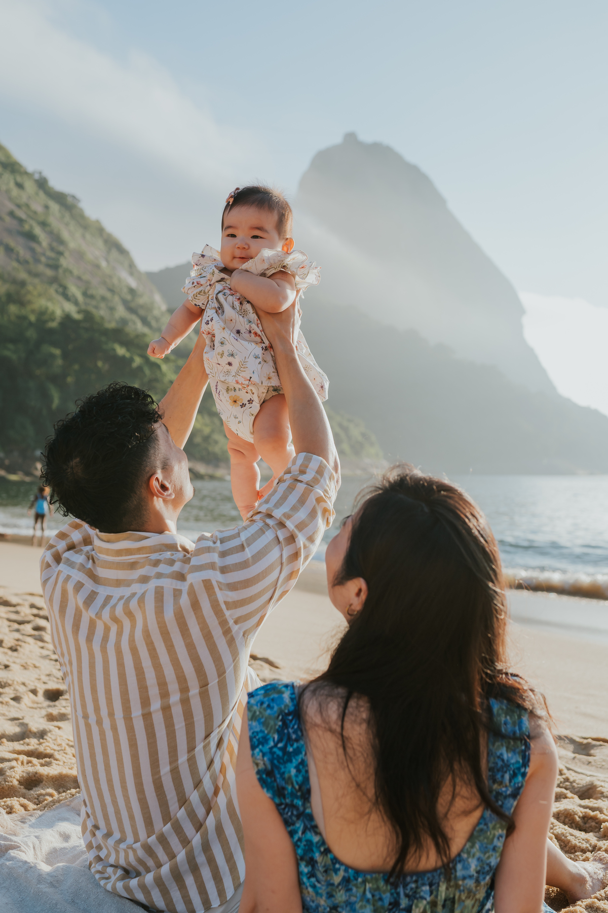 fotografia ensaio de familia externo 6 meses mariko praia vermelha urca rj Rio de Janeiro fotografa 