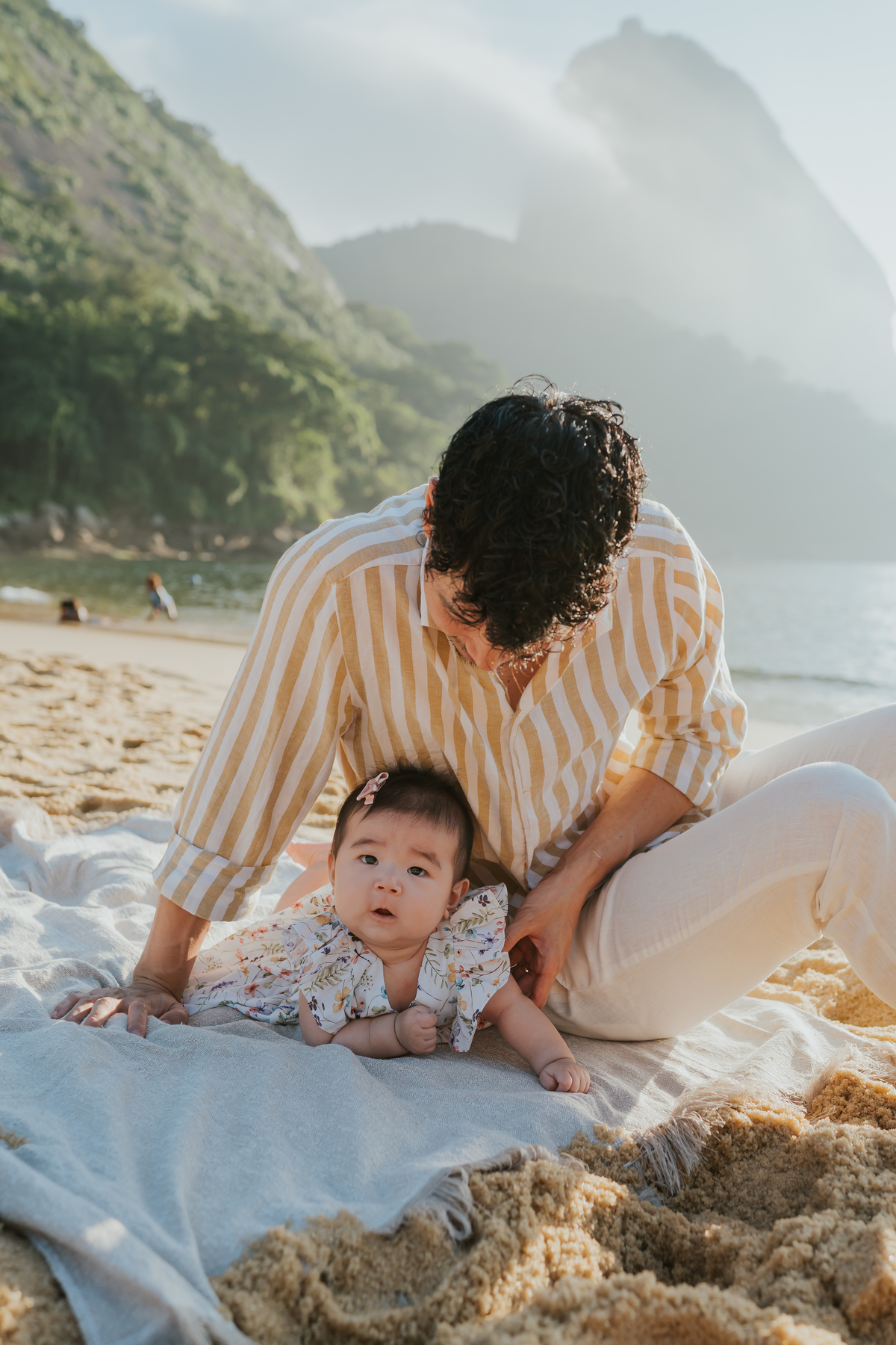 fotografia ensaio de familia externo 6 meses mariko praia vermelha urca rj Rio de Janeiro fotografa 