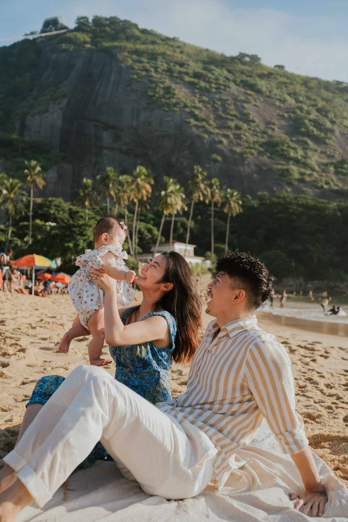 fotografia ensaio de familia externo 6 meses mariko praia vermelha urca rj Rio de Janeiro fotografa 