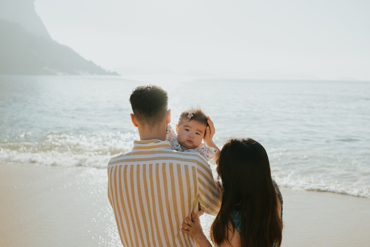fotografia ensaio de familia externo 6 meses mariko praia vermelha urca rj Rio de Janeiro fotografa 