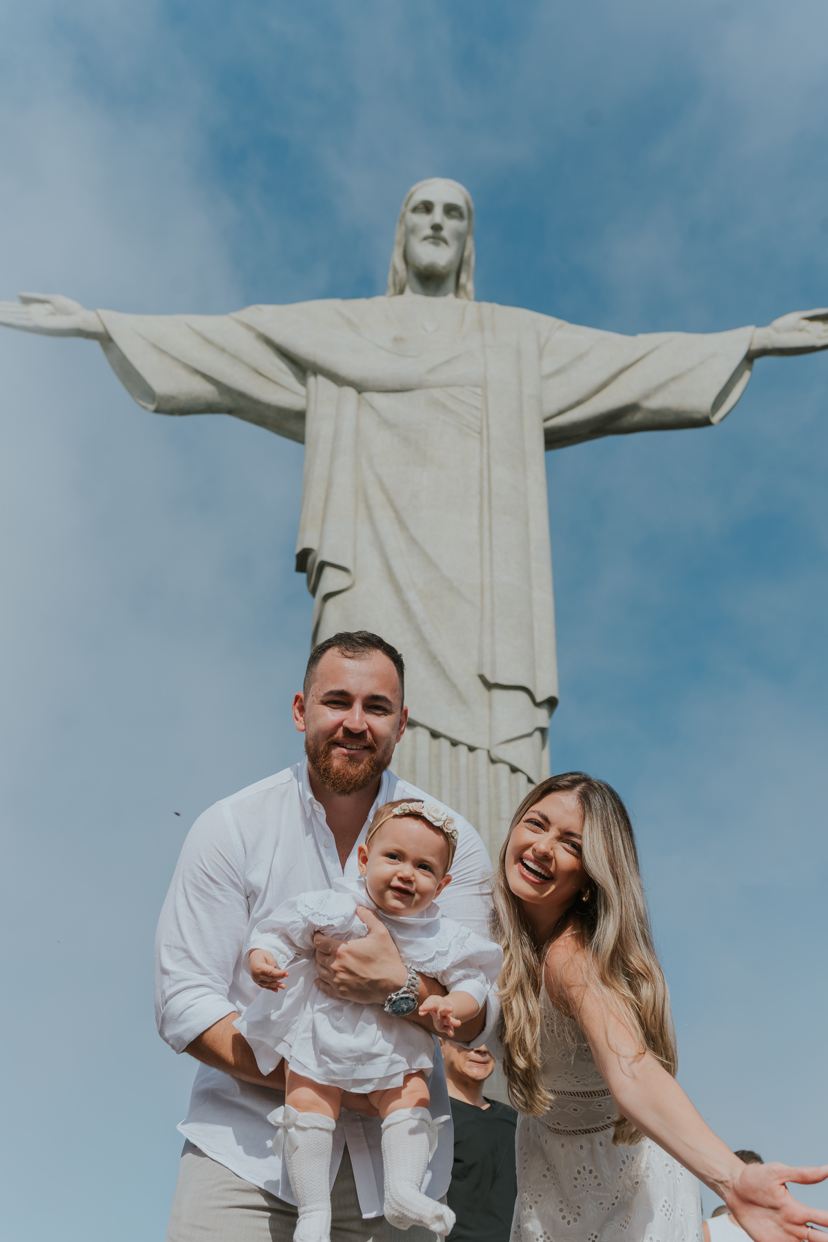 fotografia batizado batismo maitê cristo redentor Rio de Janeiro rj fotografa família cerimonia 