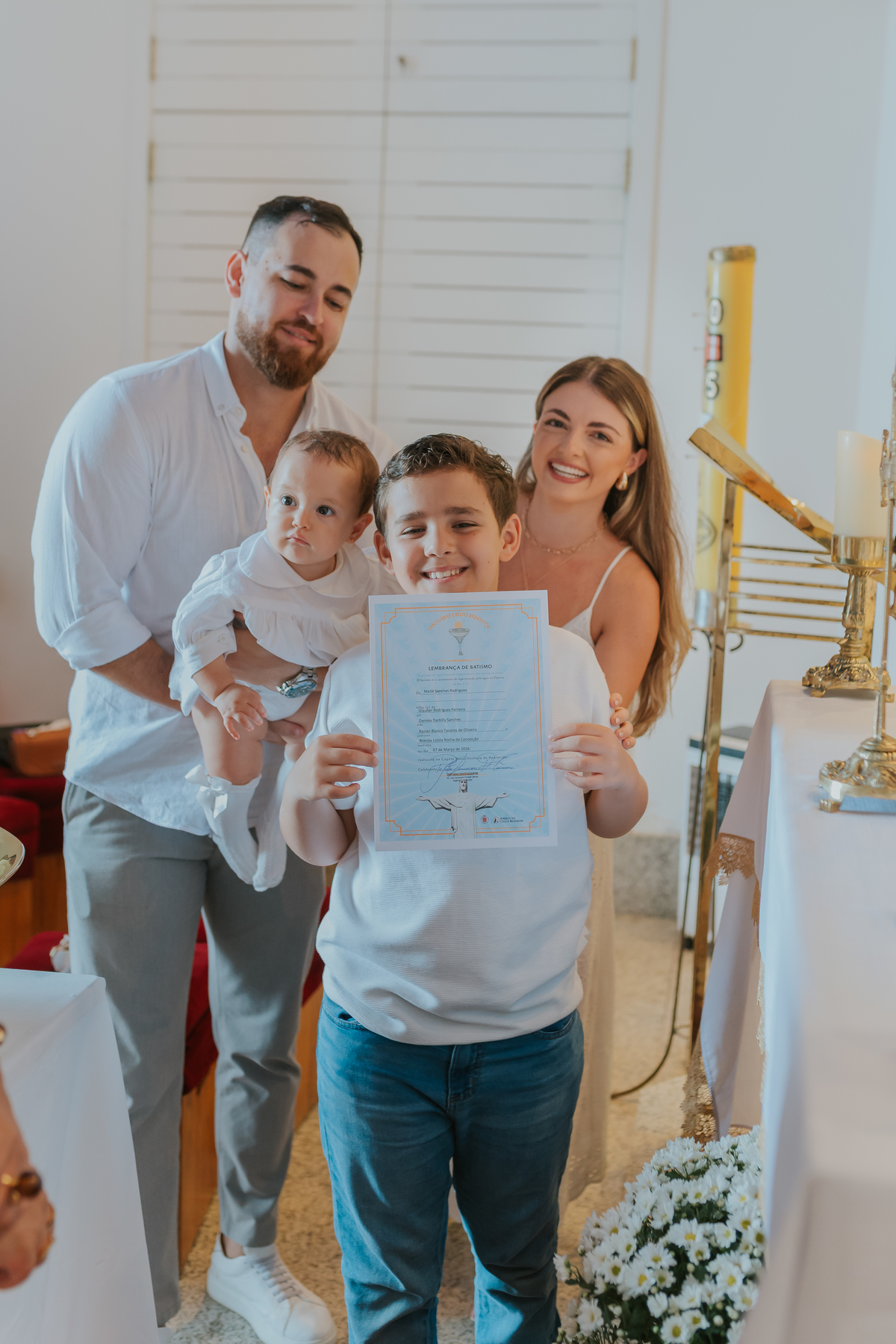 fotografia batizado batismo maitê cristo redentor Rio de Janeiro rj fotografa família cerimonia 