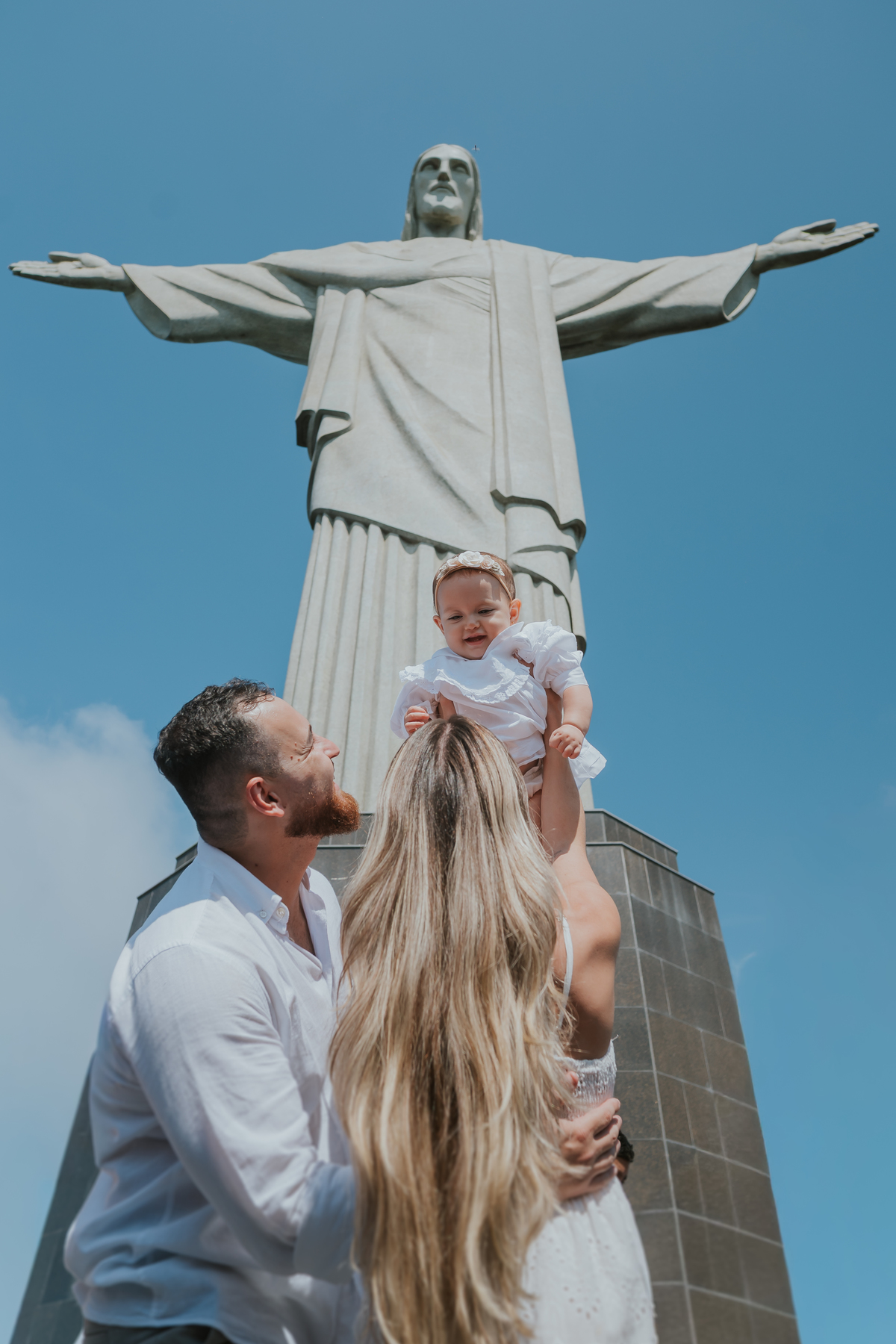 fotografia batizado batismo maitê cristo redentor Rio de Janeiro rj fotografa família cerimonia 