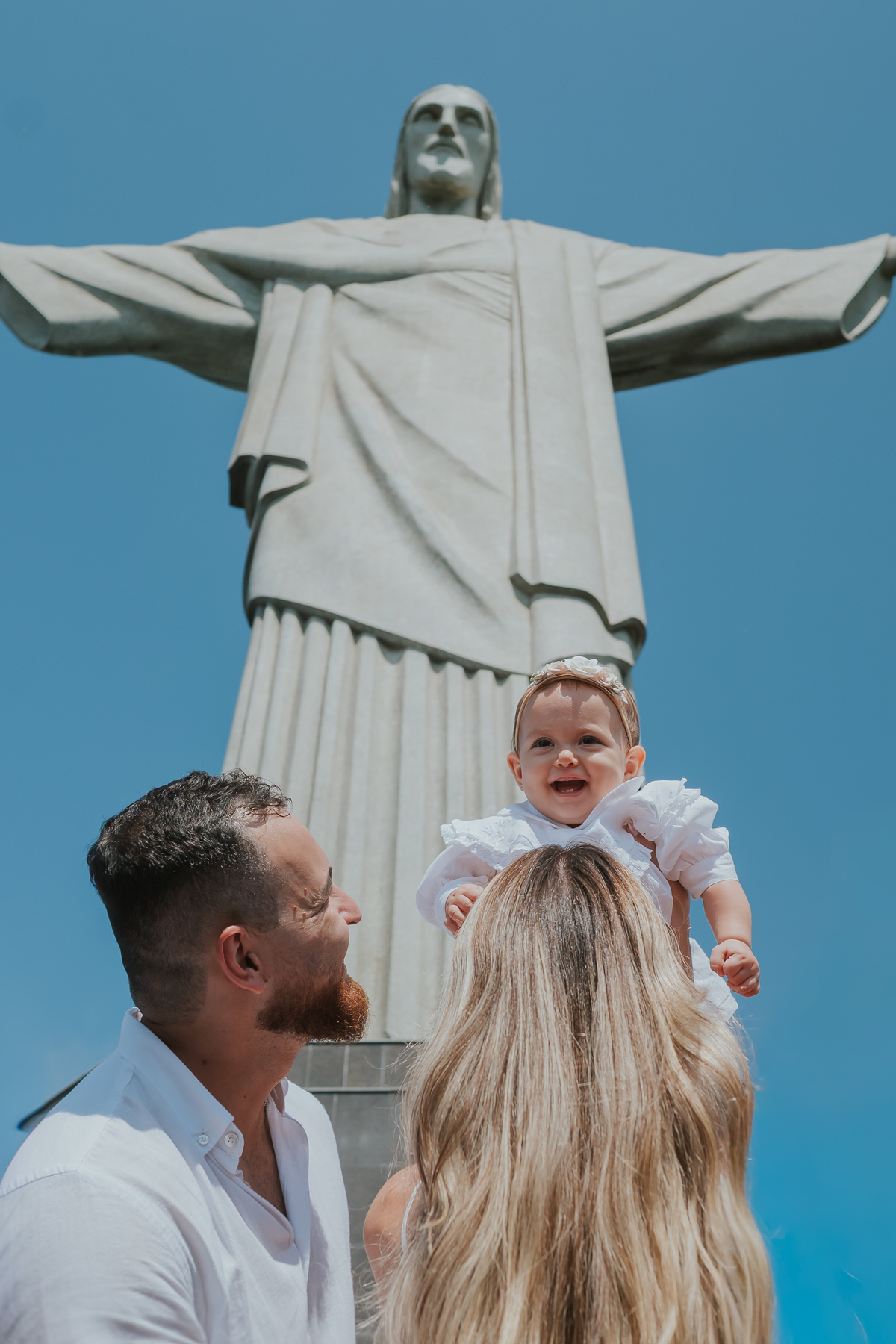 fotografia batizado batismo maitê cristo redentor Rio de Janeiro rj fotografa família cerimonia 