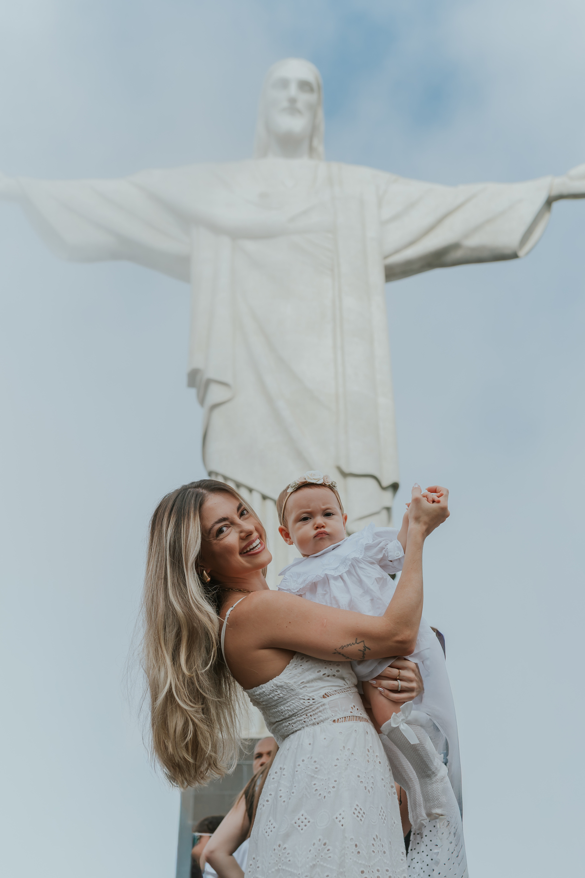 fotografia batizado batismo maitê cristo redentor Rio de Janeiro rj fotografa família cerimonia 