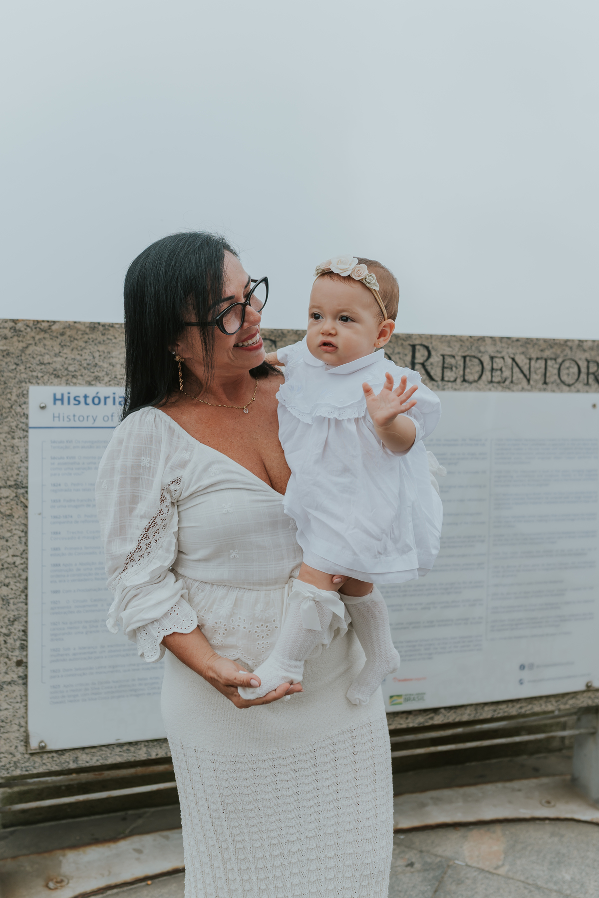 fotografia batizado batismo maitê cristo redentor Rio de Janeiro rj fotografa família cerimonia 