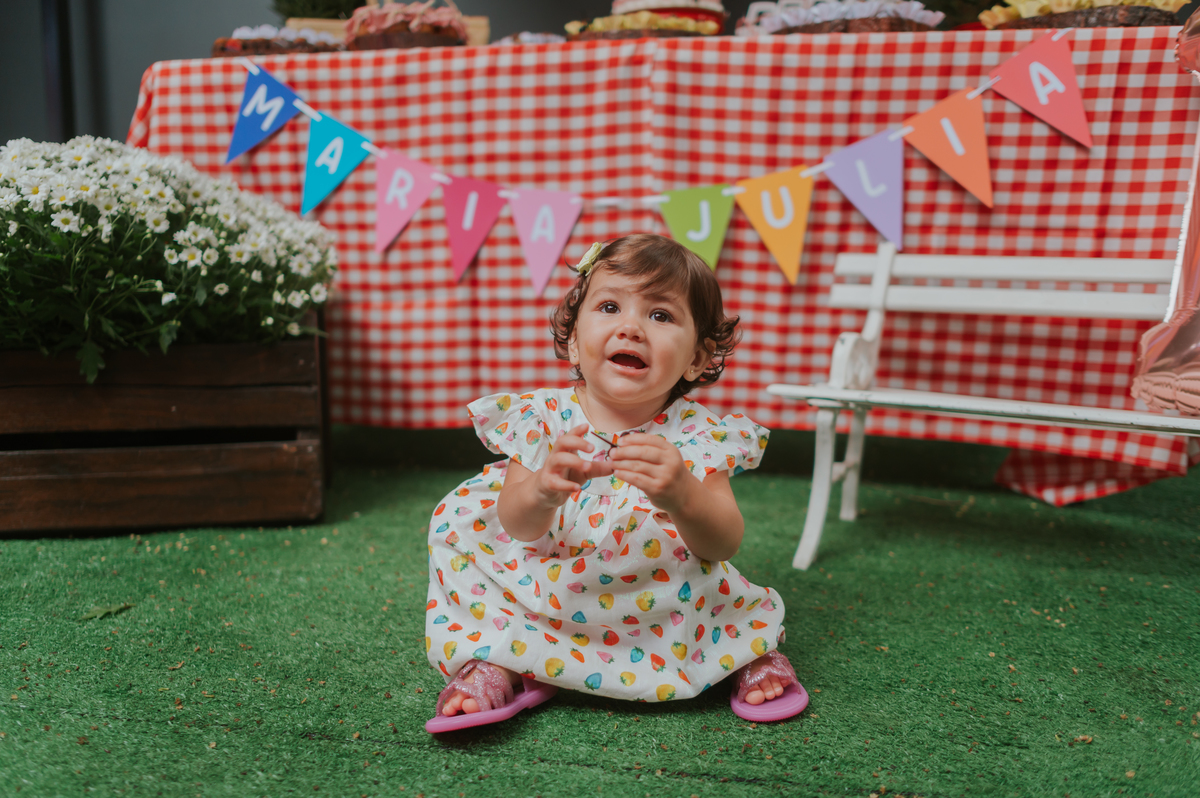 fotografia festa fotografa familia 1 ano Maria Julia tema piquenique local vibra clube ilha do governador Rio de Janeiro rj 