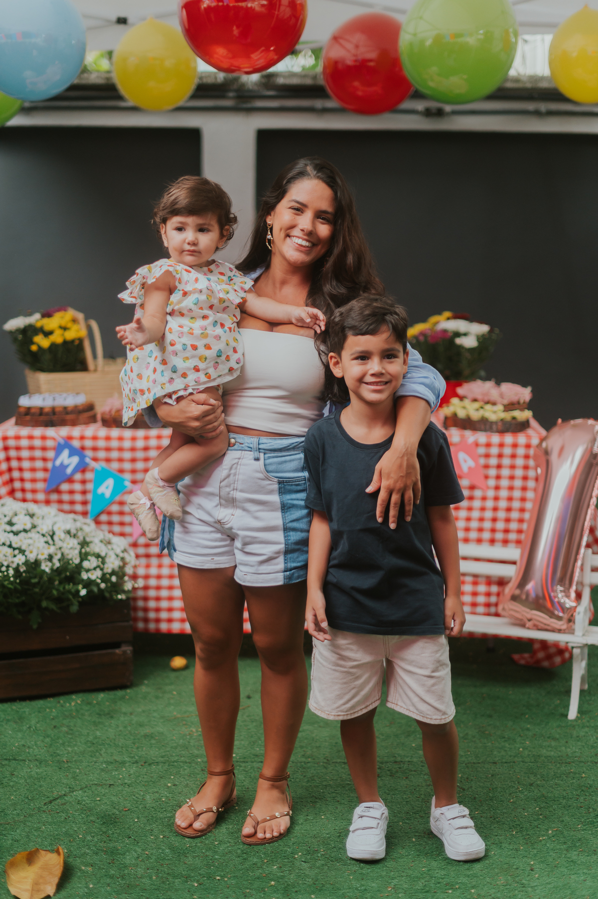fotografia festa fotografa familia 1 ano Maria Julia tema piquenique local vibra clube ilha do governador Rio de Janeiro rj 