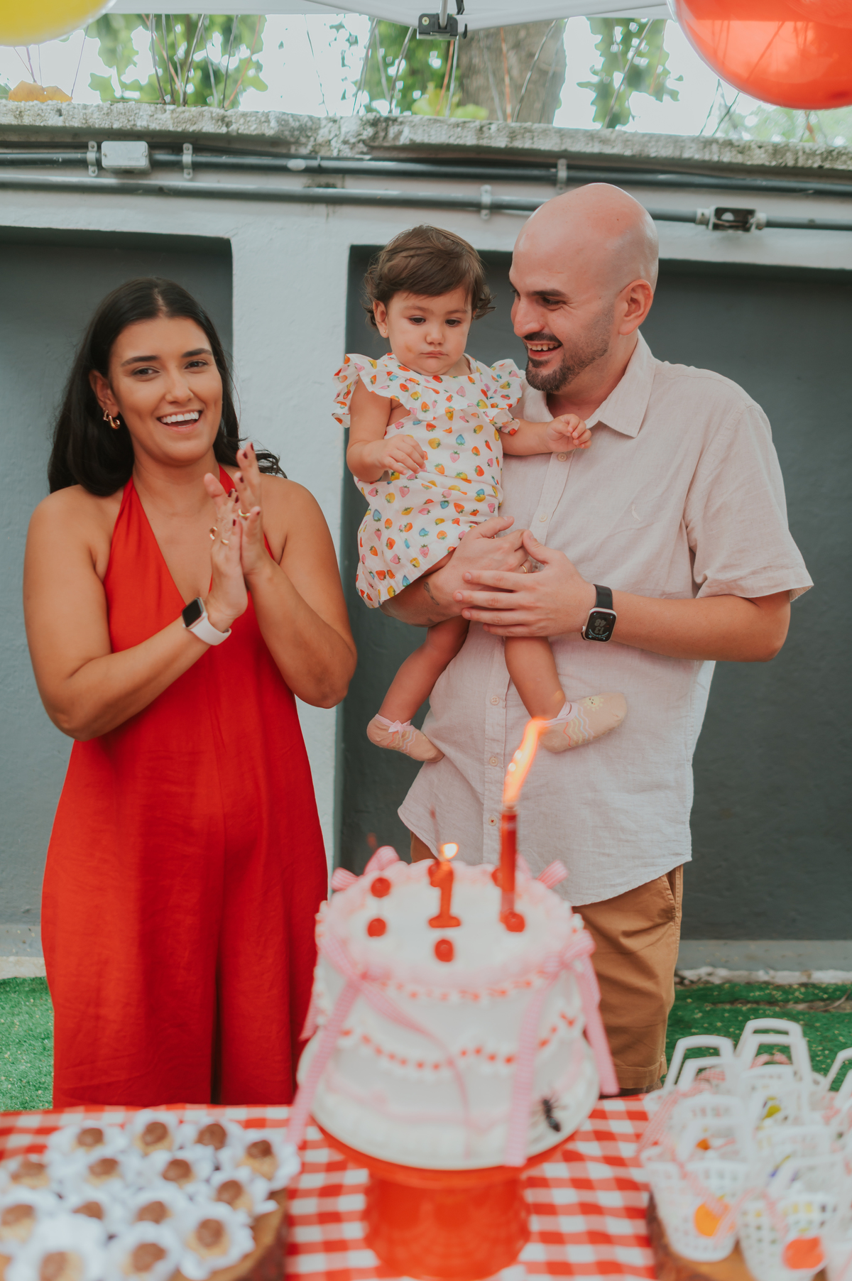 fotografia festa fotografa familia 1 ano Maria Julia tema piquenique local vibra clube ilha do governador Rio de Janeiro rj 