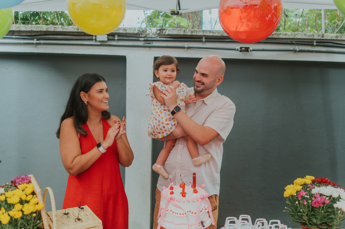 fotografia festa fotografa familia 1 ano Maria Julia tema piquenique local vibra clube ilha do governador Rio de Janeiro rj 