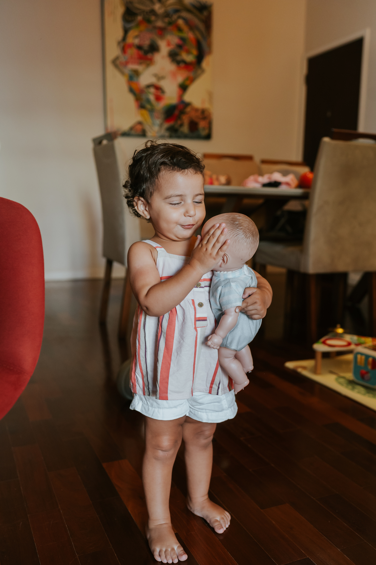 fotografia fotografa ensaio familia em casa Rio de Janeiro rj copacabana mae e filha Isabela e licia fotos família 