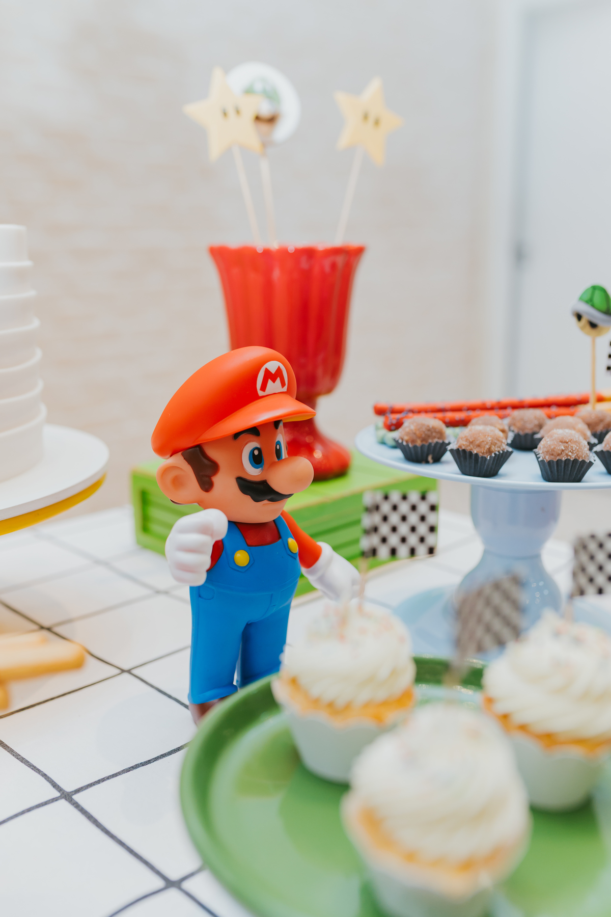 fotografia festa infantil evento fotografa Rio de Janeiro bernardo Theodoro casa belie laranjeiras tema Mario rj 