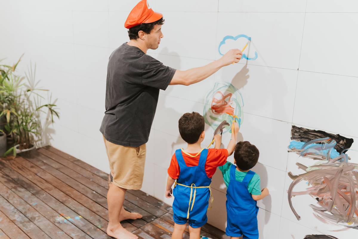 fotografia festa infantil evento fotografa Rio de Janeiro bernardo Theodoro casa belie laranjeiras tema Mario rj 