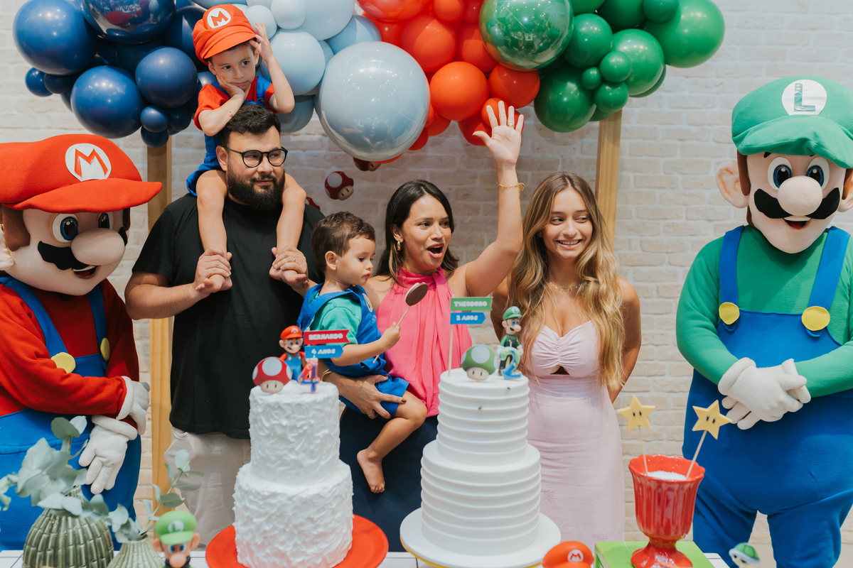 fotografia festa infantil evento fotografa Rio de Janeiro bernardo Theodoro casa belie laranjeiras tema Mario rj 