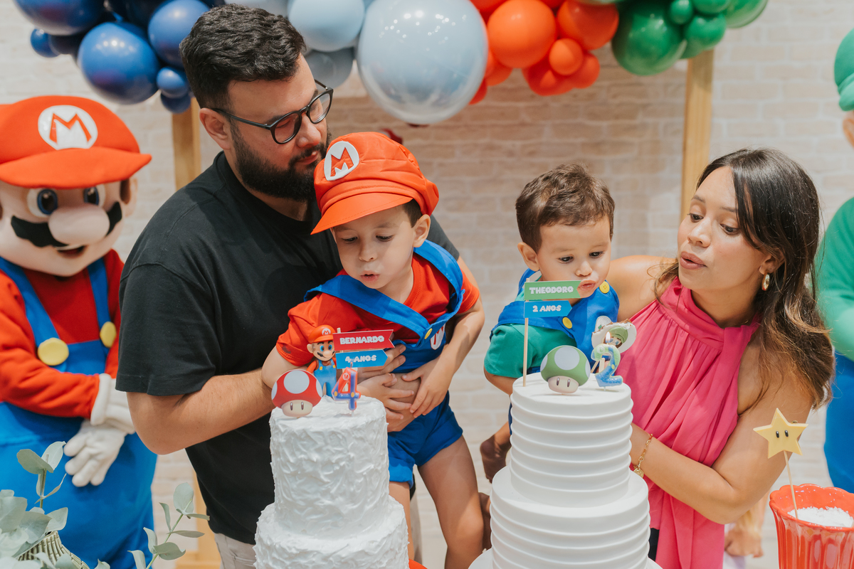 fotografia festa infantil evento fotografa Rio de Janeiro bernardo Theodoro casa belie laranjeiras tema Mario rj 
