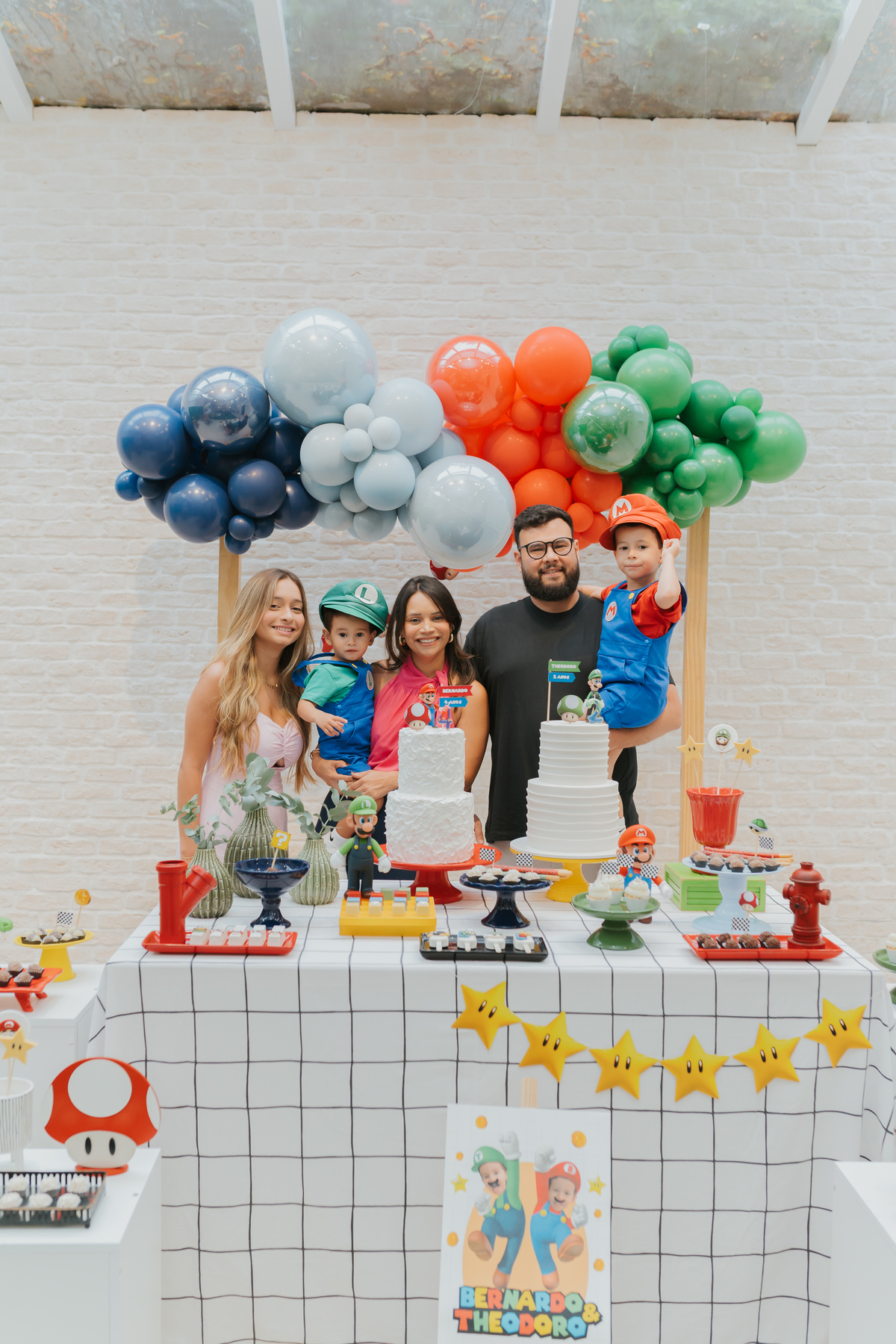 fotografia festa infantil evento fotografa Rio de Janeiro bernardo Theodoro casa belie laranjeiras tema Mario rj 