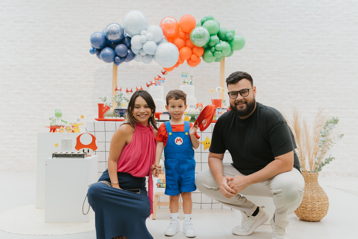 fotografia festa infantil evento fotografa Rio de Janeiro bernardo Theodoro casa belie laranjeiras tema Mario rj 