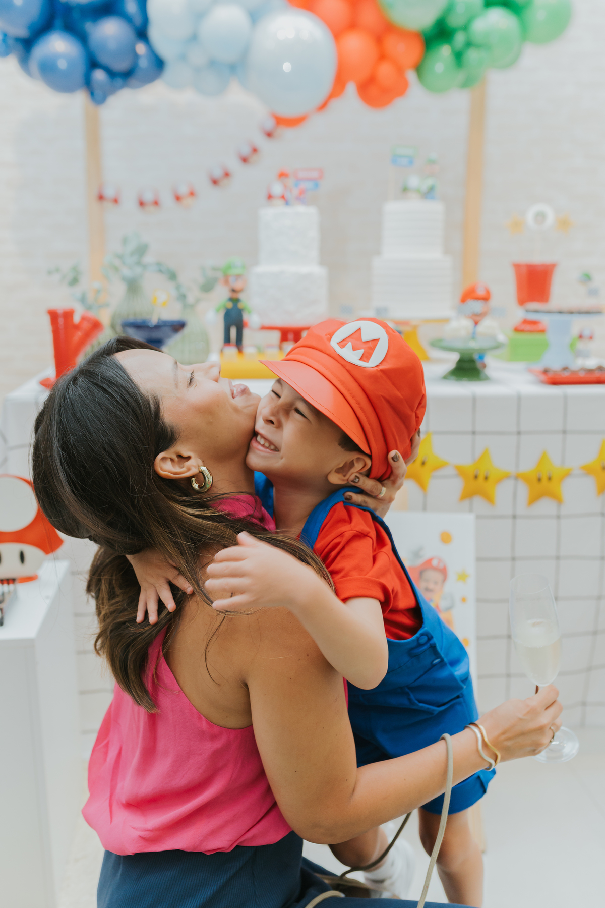 fotografia festa infantil evento fotografa Rio de Janeiro bernardo Theodoro casa belie laranjeiras tema Mario rj 