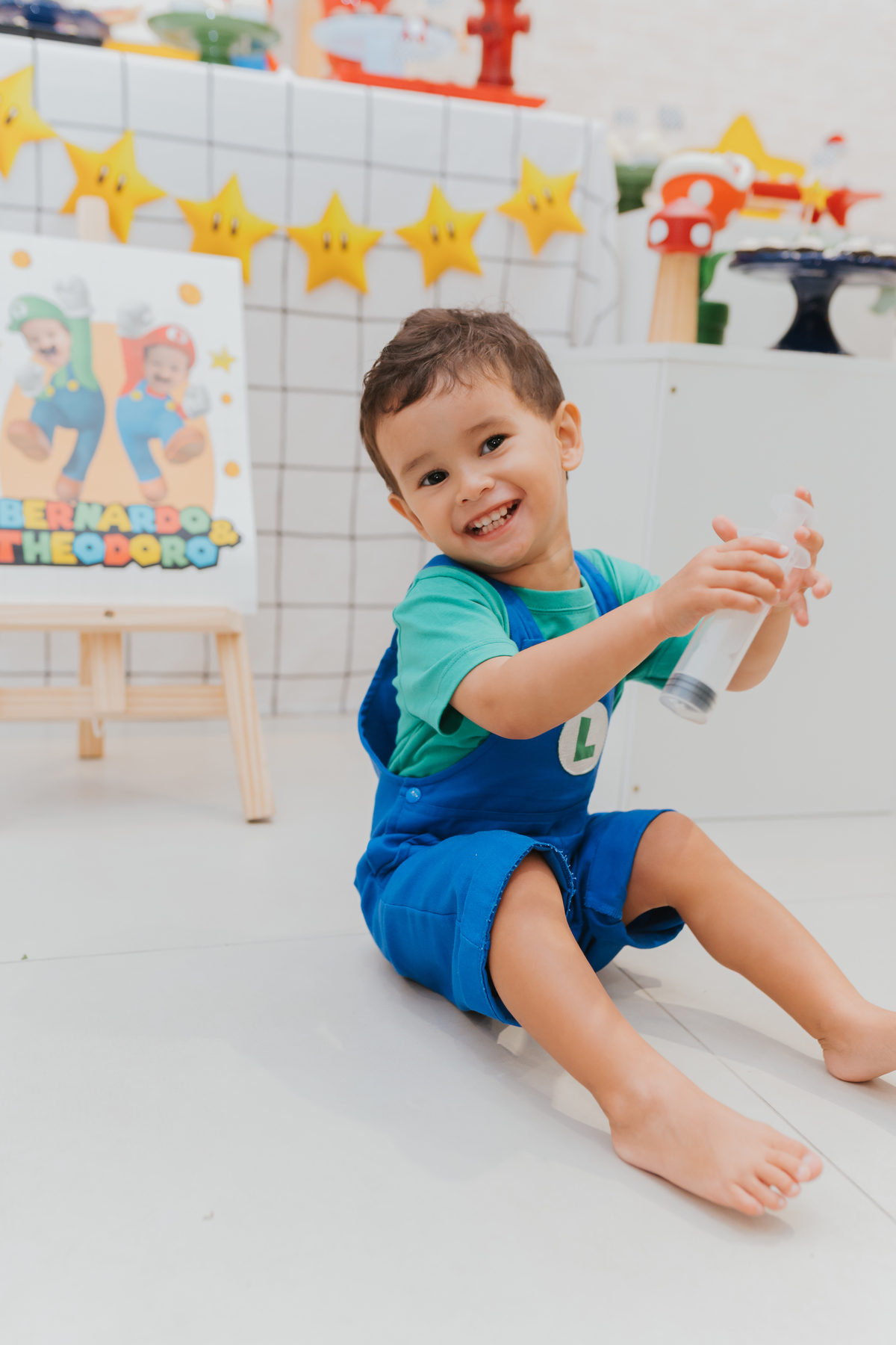 fotografia festa infantil evento fotografa Rio de Janeiro bernardo Theodoro casa belie laranjeiras tema Mario rj 