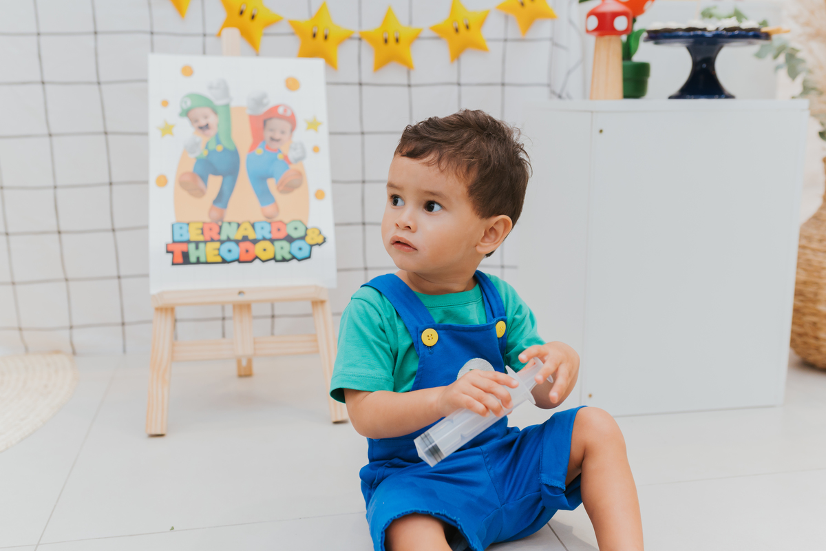 fotografia festa infantil evento fotografa Rio de Janeiro bernardo Theodoro casa belie laranjeiras tema Mario rj 