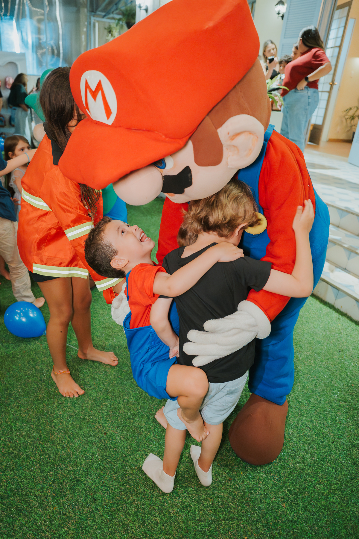 fotografia festa infantil evento fotografa Rio de Janeiro bernardo Theodoro casa belie laranjeiras tema Mario rj 