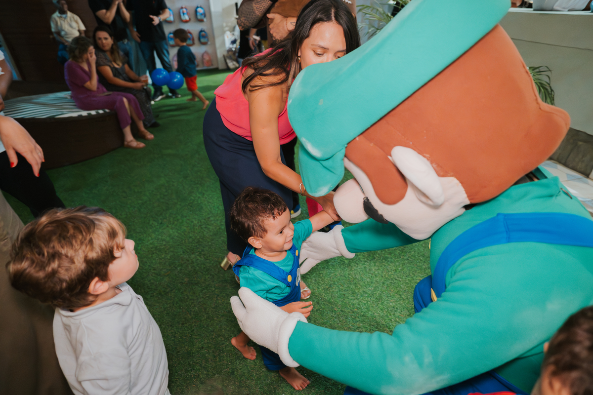 fotografia festa infantil evento fotografa Rio de Janeiro bernardo Theodoro casa belie laranjeiras tema Mario rj 