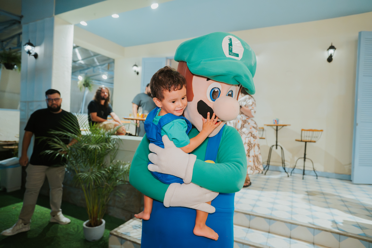 fotografia festa infantil evento fotografa Rio de Janeiro bernardo Theodoro casa belie laranjeiras tema Mario rj 