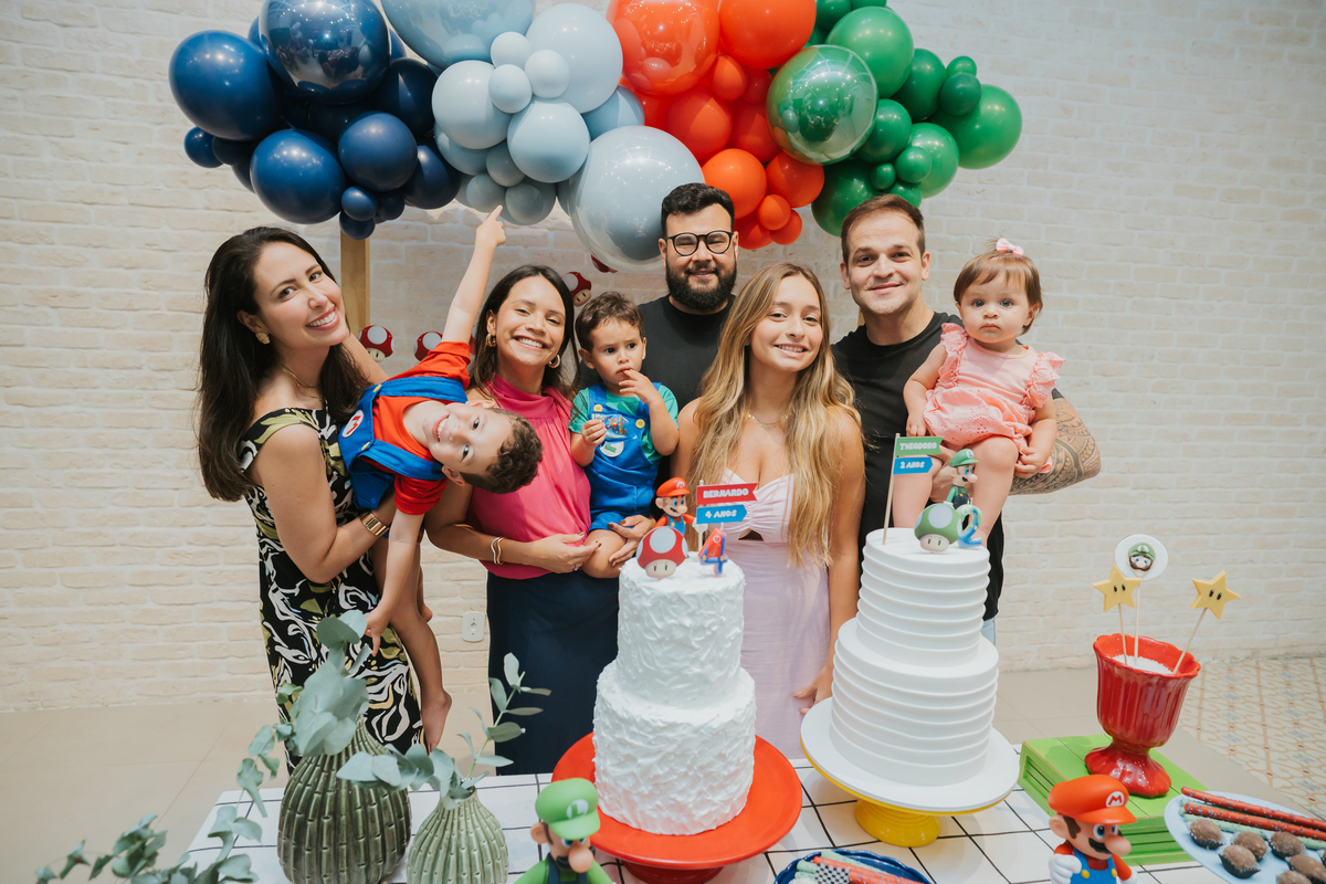 fotografia festa infantil evento fotografa Rio de Janeiro bernardo Theodoro casa belie laranjeiras tema Mario rj 