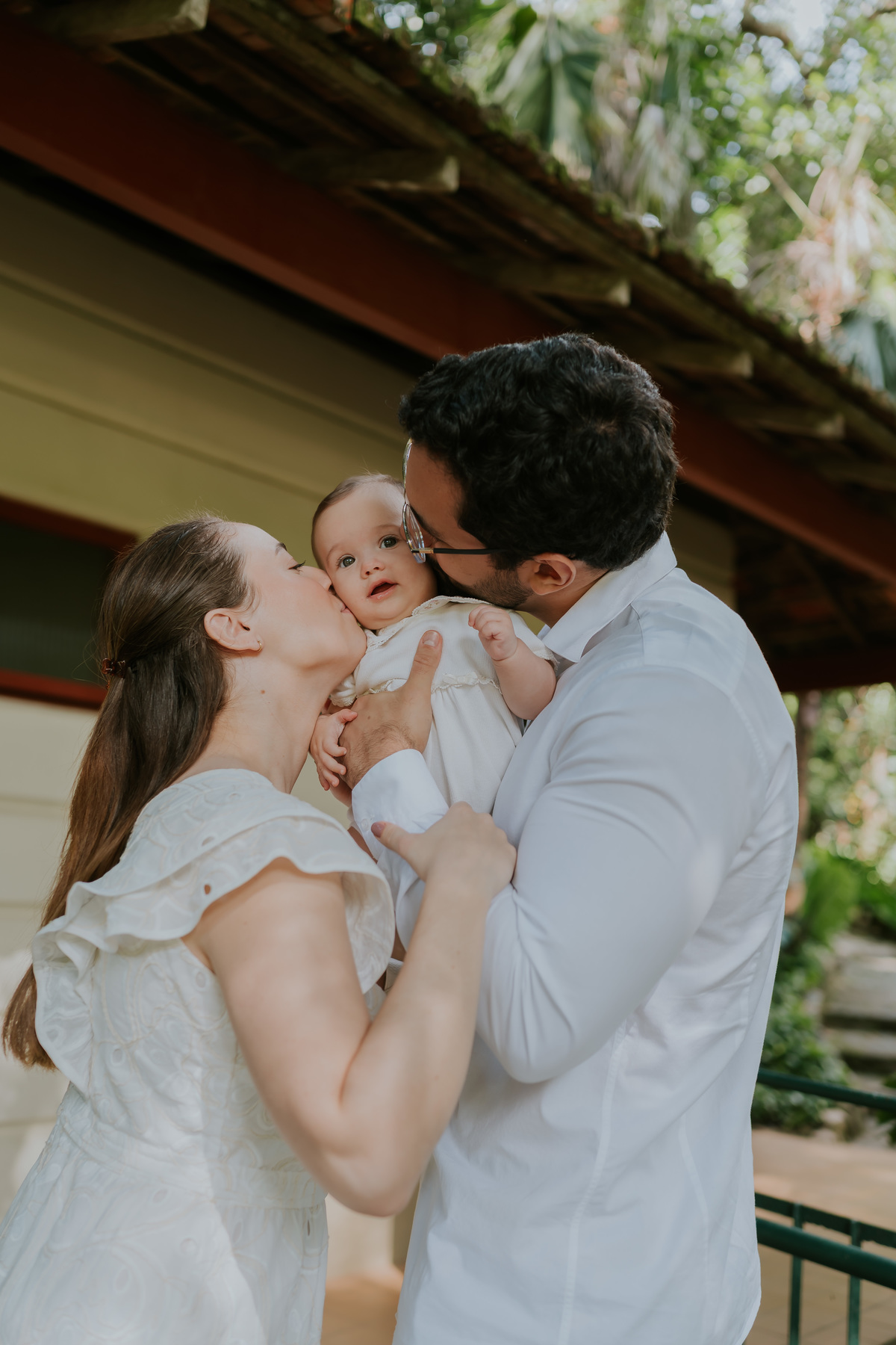 fotografia fotografa 6 meses Fernanda acompanhamento ensaio família rj Rio de Janeiro jardim botânico externo natureza
