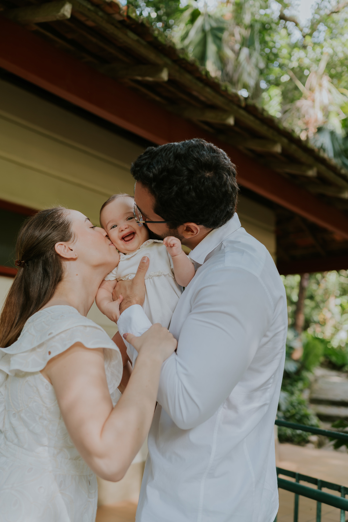 fotografia fotografa 6 meses Fernanda acompanhamento ensaio família rj Rio de Janeiro jardim botânico externo natureza