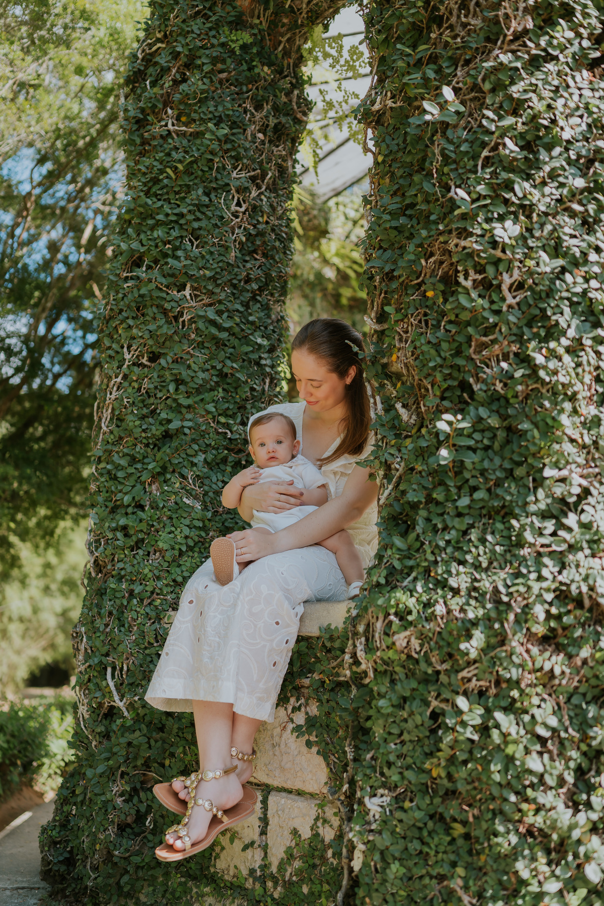 fotografia fotografa 6 meses Fernanda acompanhamento ensaio família rj Rio de Janeiro jardim botânico externo natureza