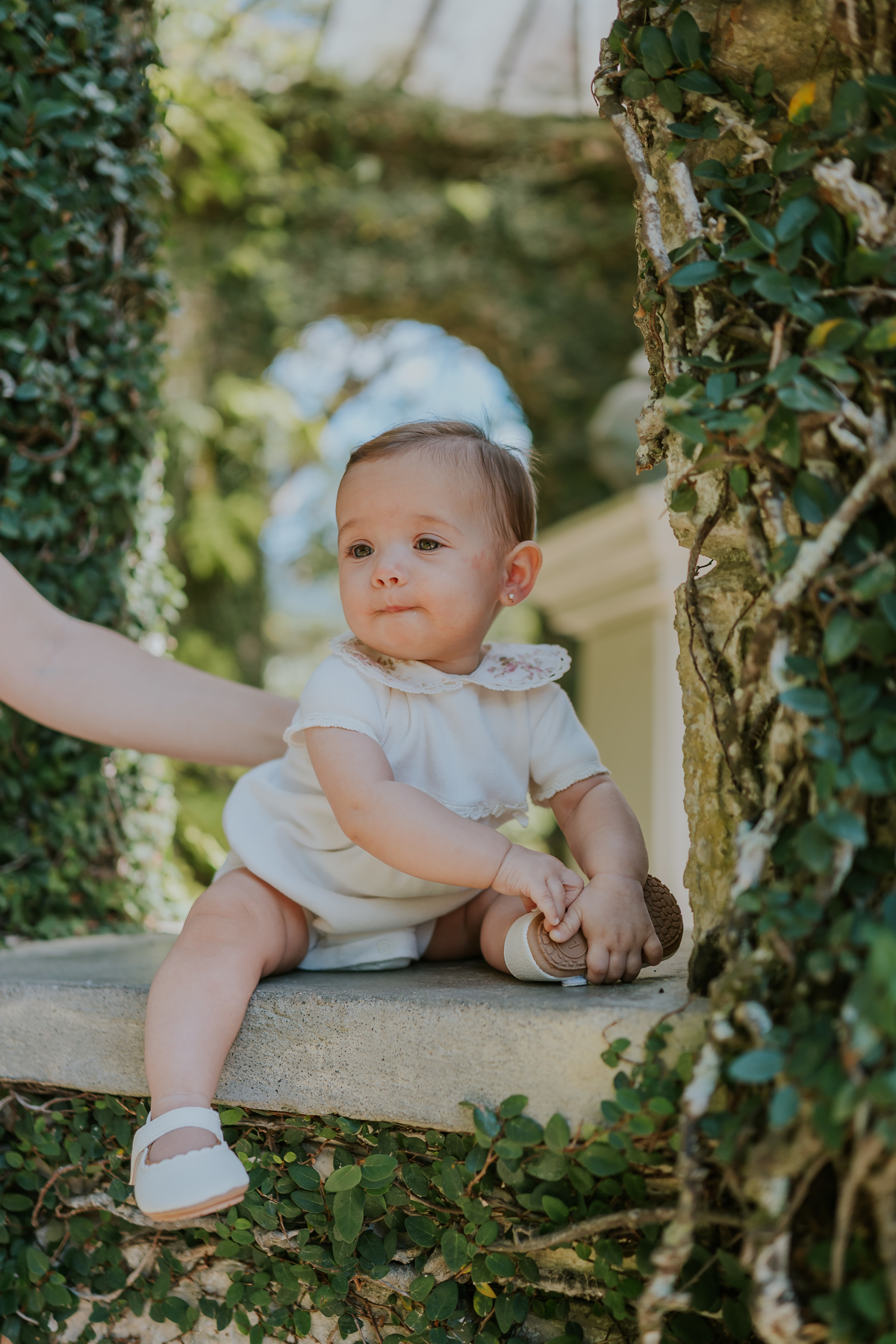 fotografia fotografa 6 meses Fernanda acompanhamento ensaio família rj Rio de Janeiro jardim botânico externo natureza