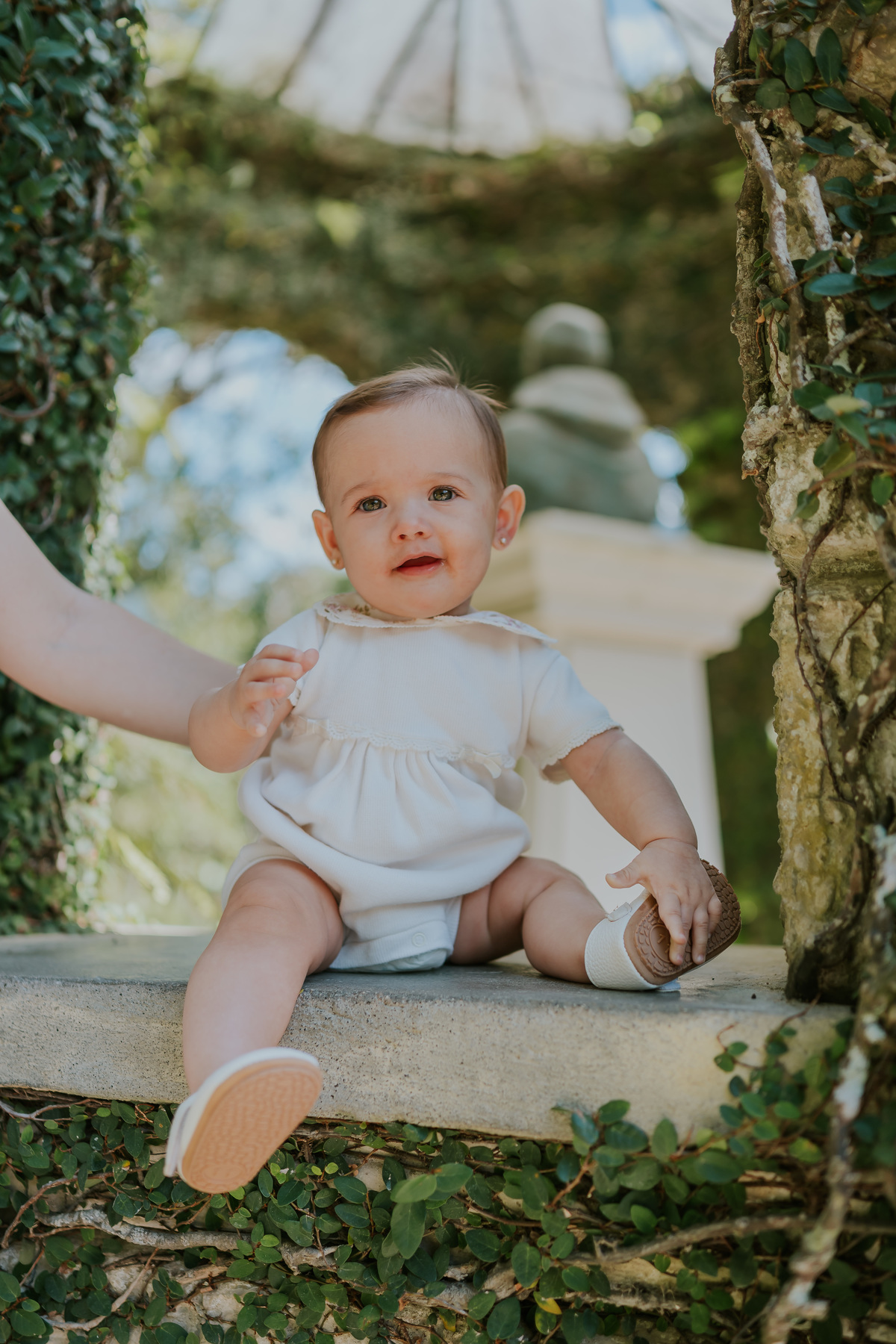 fotografia fotografa 6 meses Fernanda acompanhamento ensaio família rj Rio de Janeiro jardim botânico externo natureza