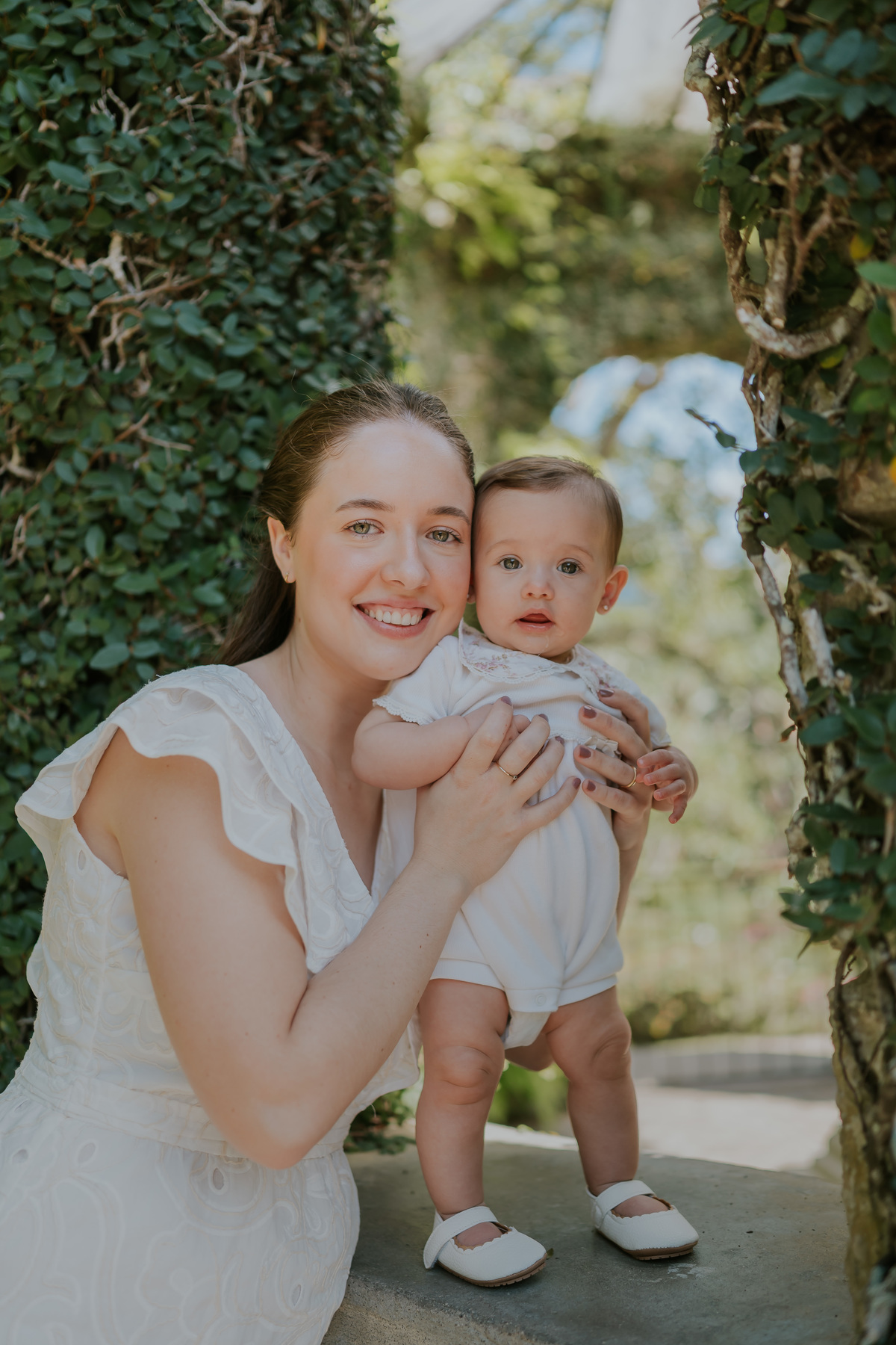 fotografia fotografa 6 meses Fernanda acompanhamento ensaio família rj Rio de Janeiro jardim botânico externo natureza