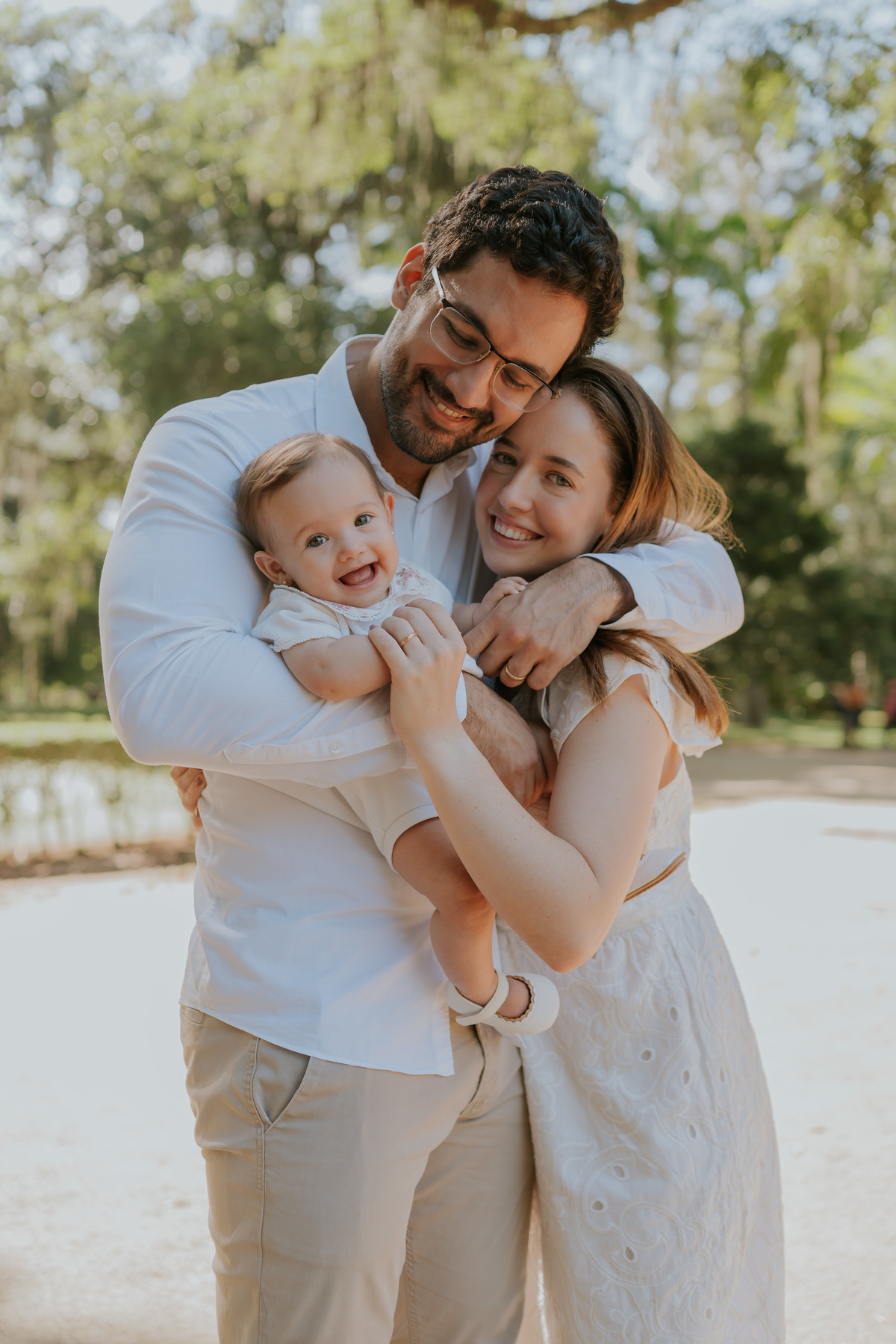fotografia fotografa 6 meses Fernanda acompanhamento ensaio família rj Rio de Janeiro jardim botânico externo natureza