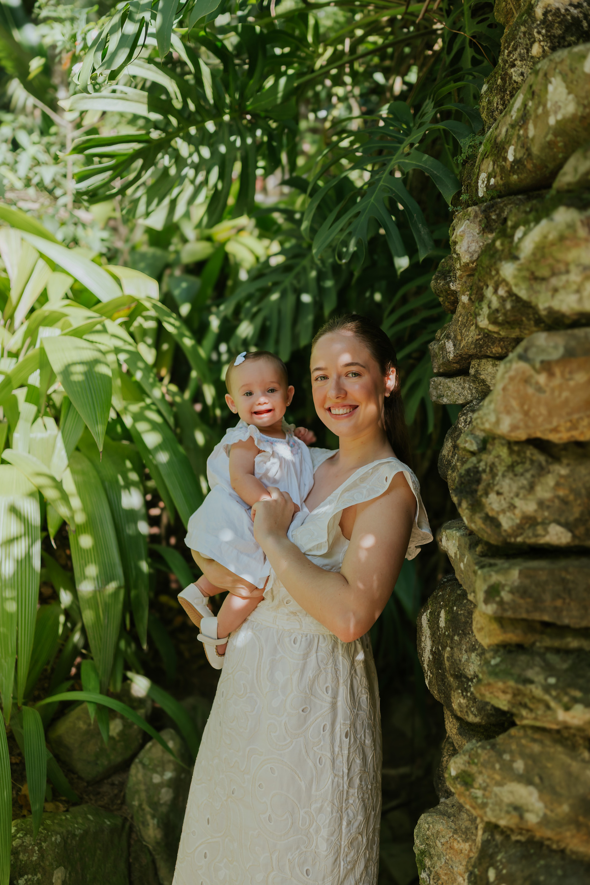 fotografia fotografa 6 meses Fernanda acompanhamento ensaio família rj Rio de Janeiro jardim botânico externo natureza
