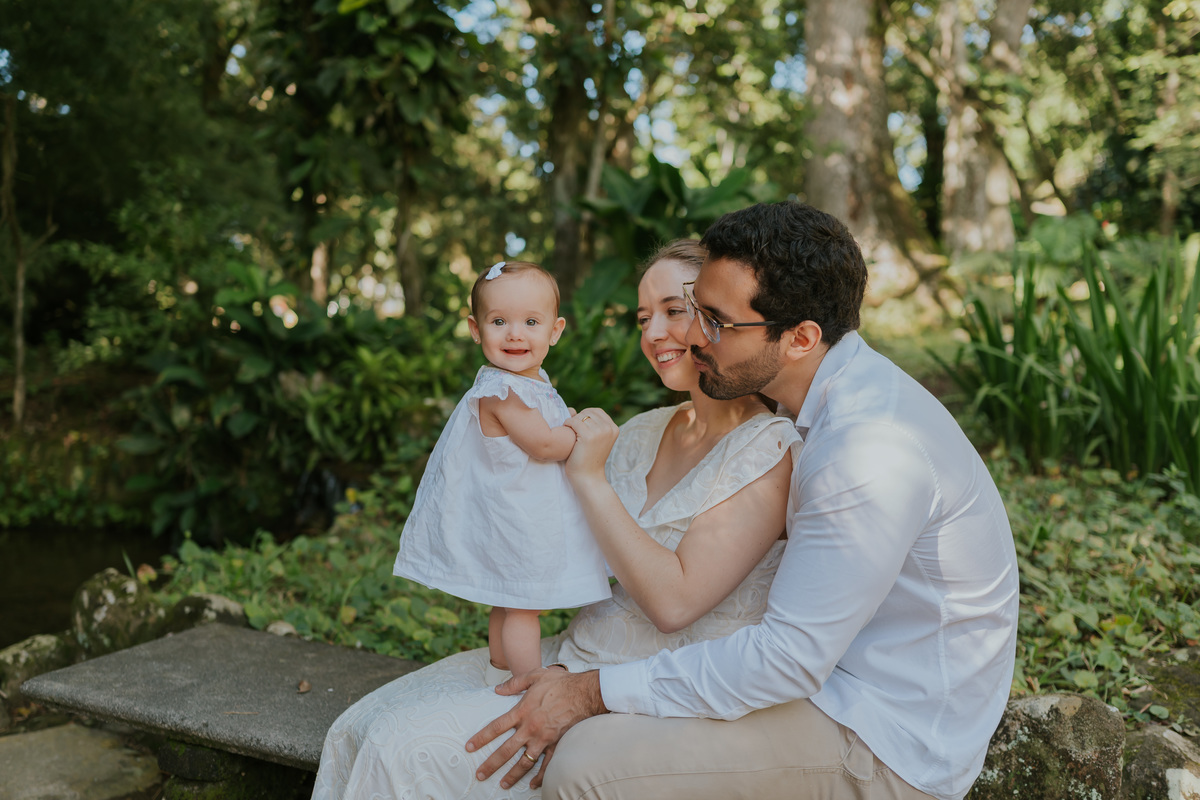 fotografia fotografa 6 meses Fernanda acompanhamento ensaio família rj Rio de Janeiro jardim botânico externo natureza