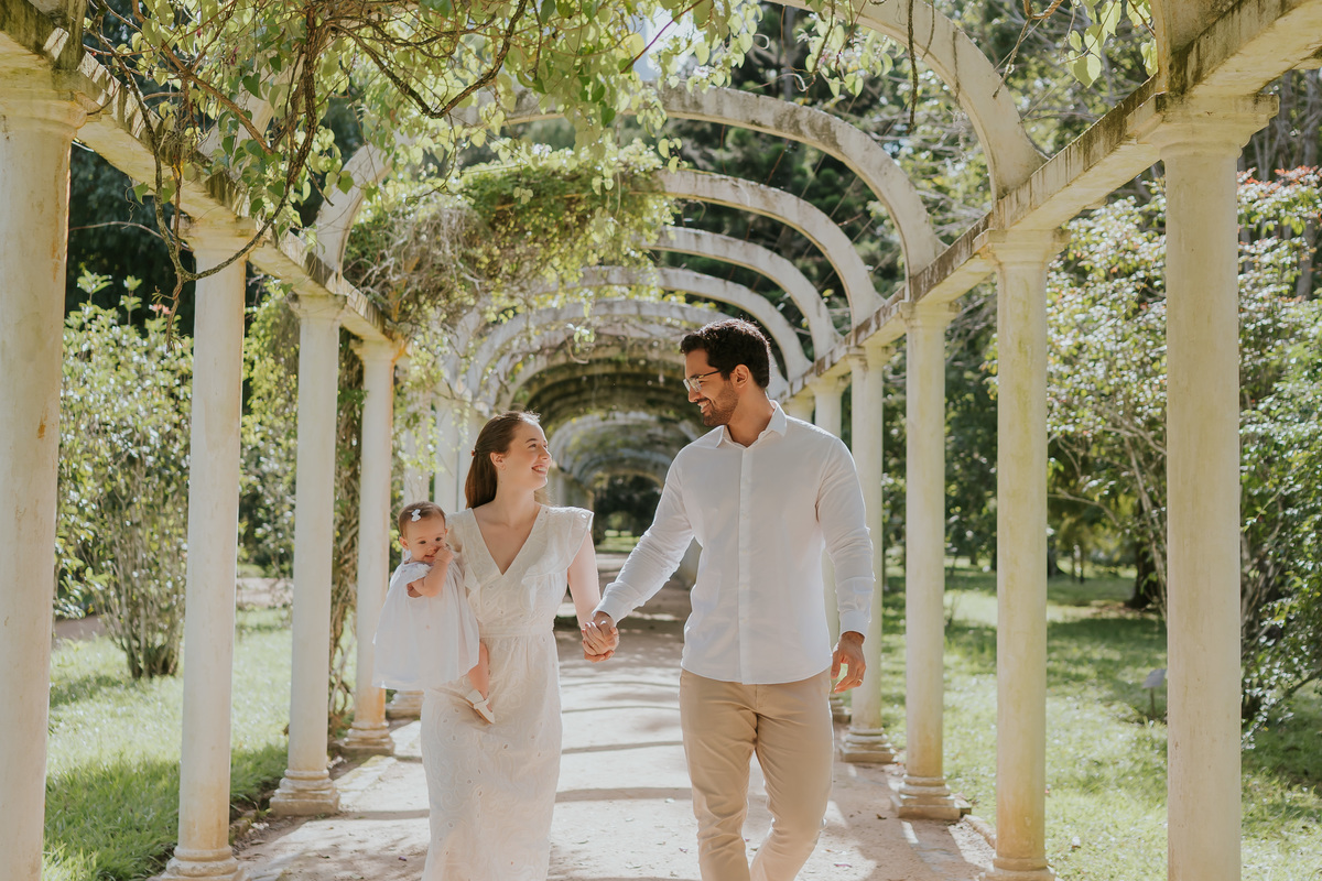 fotografia fotografa 6 meses Fernanda acompanhamento ensaio família rj Rio de Janeiro jardim botânico externo natureza