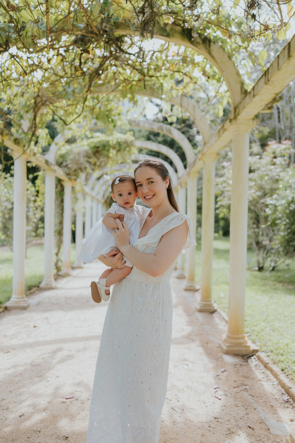 fotografia fotografa 6 meses Fernanda acompanhamento ensaio família rj Rio de Janeiro jardim botânico externo natureza