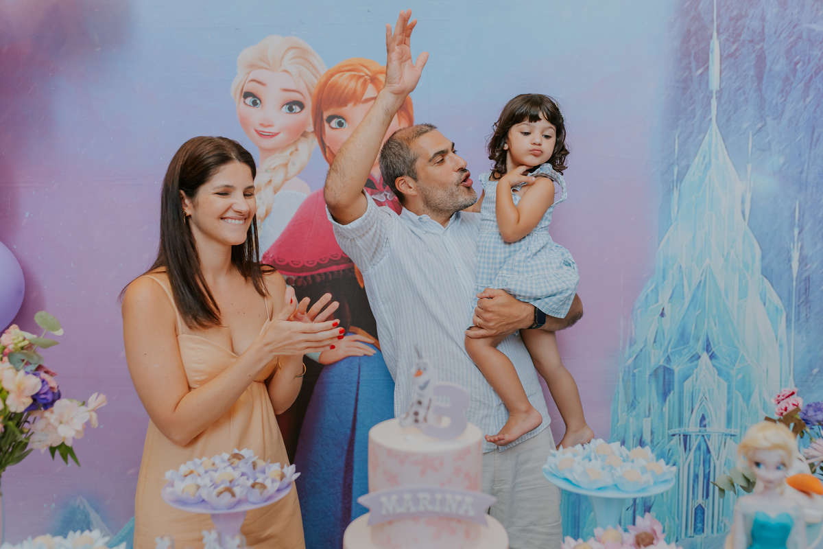 fotografia festa infantil fotografa familia 3 anos marina casa de festas quintal festas botafogo rio de janeiro rj tema frozen 
