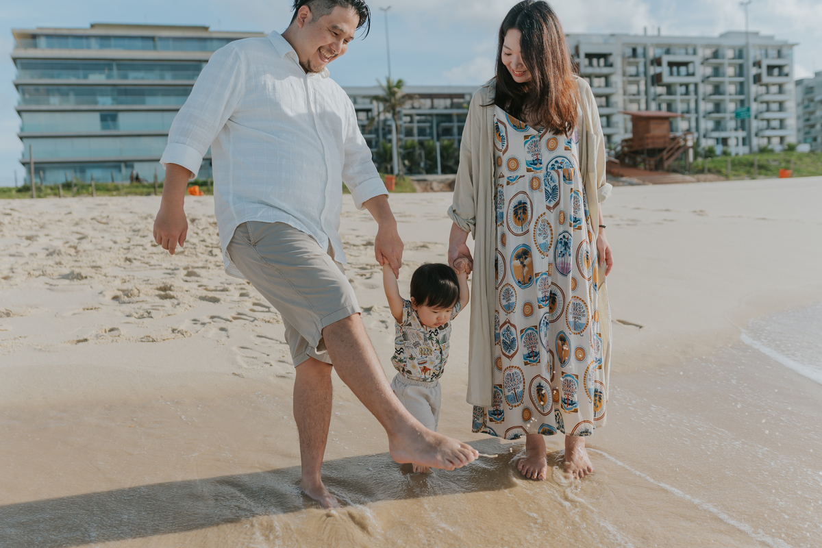 fotografia fotografa ensaio externo familia praia barra da Tijuca rio de janeiro rj sessão fotos 