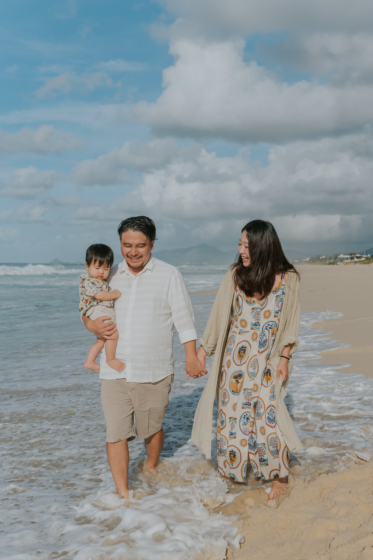fotografia fotografa ensaio externo familia praia barra da Tijuca rio de janeiro rj sessão fotos 